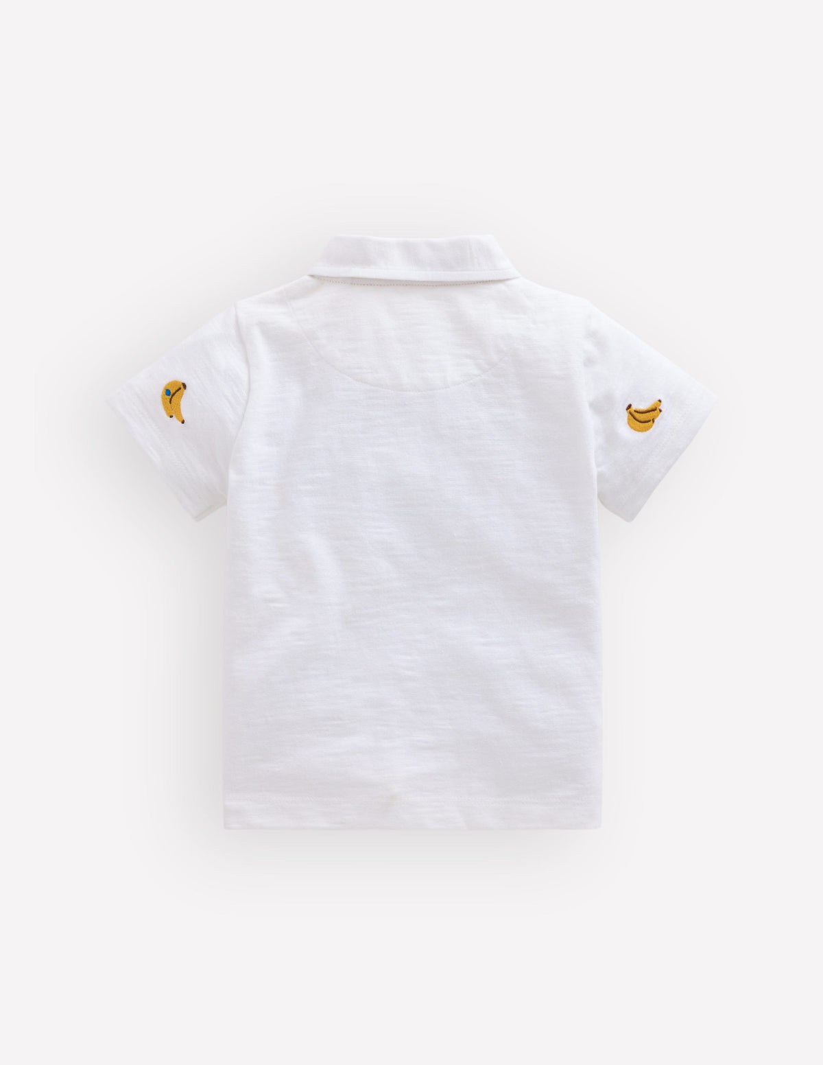 Embroidered Polo-Ivory Bananas - Image 2