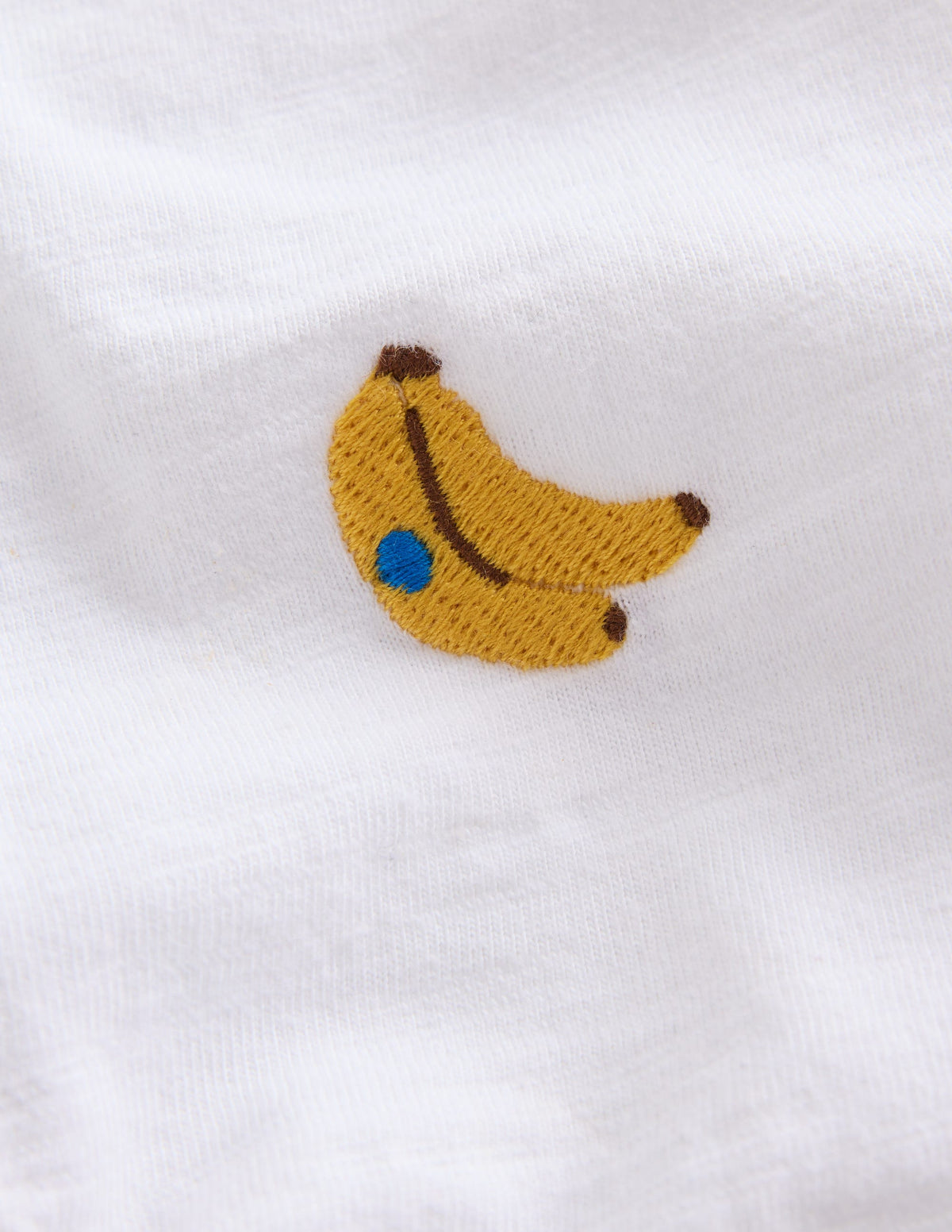 Embroidered Polo-Ivory Bananas - Image 3