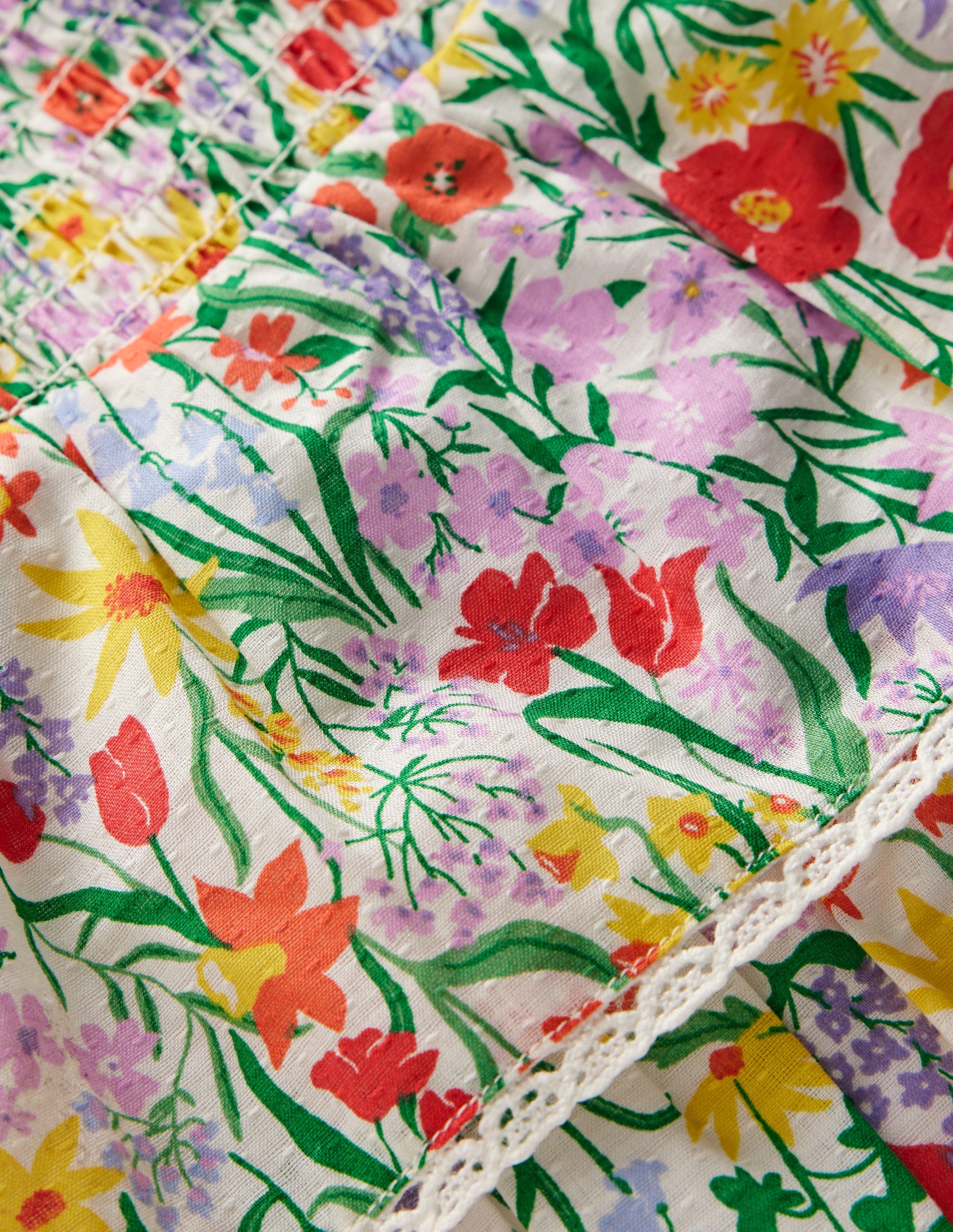 Tiered Woven Dress-Multi Spring Floral-3