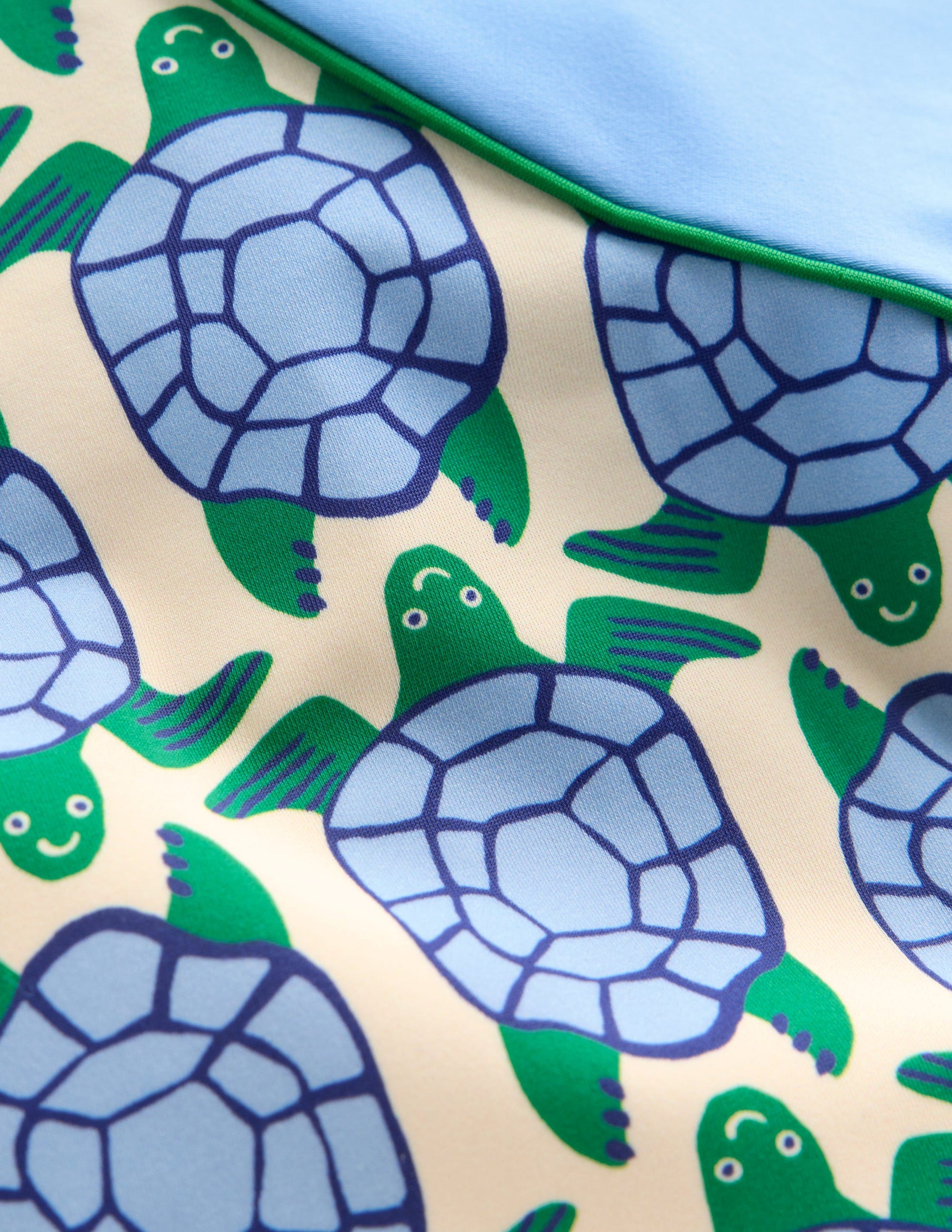 Rash Vest Set-Blue Geo Turtles-3