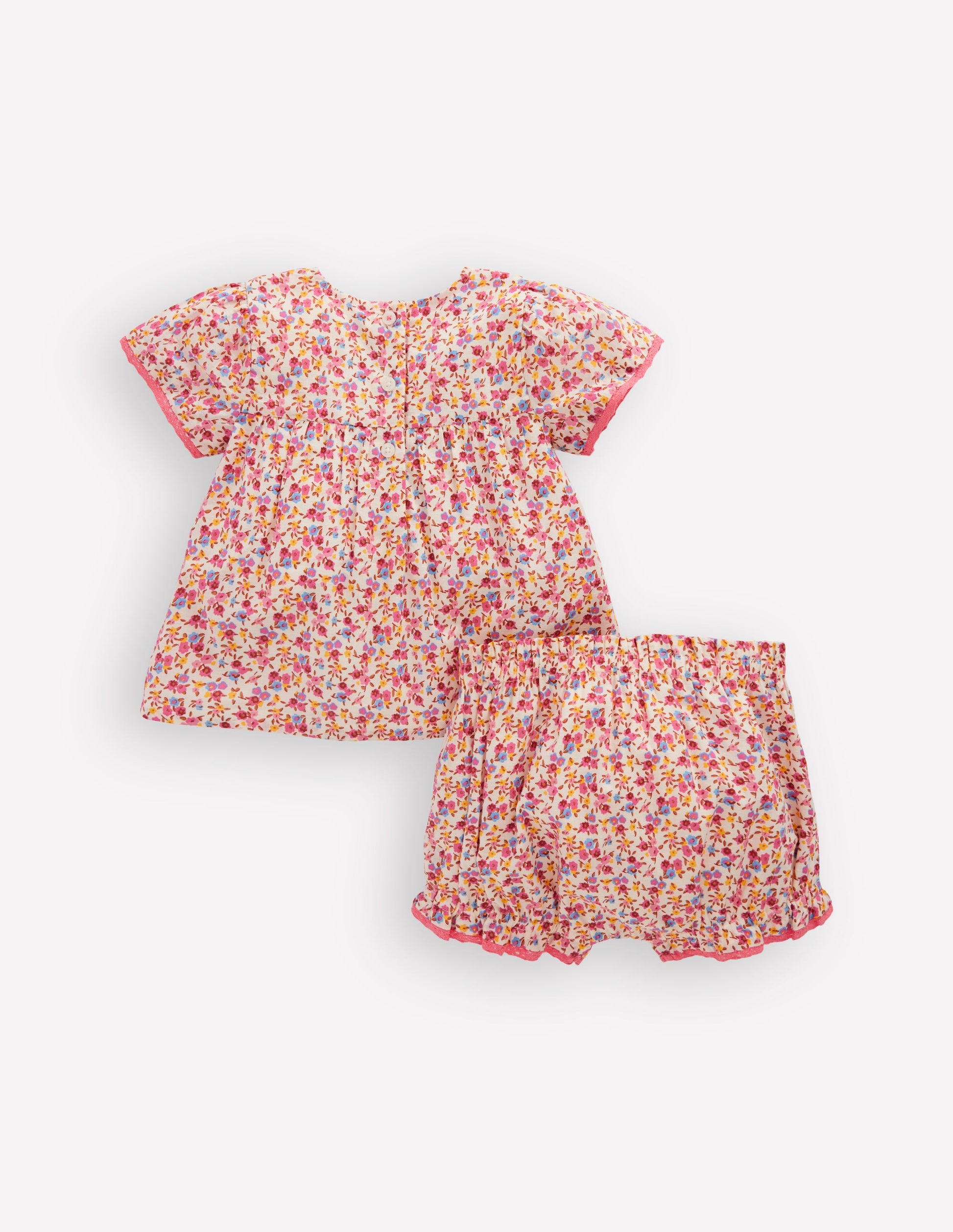 Woven Bloomers Play Set-Pink Ditsy Floral-2
