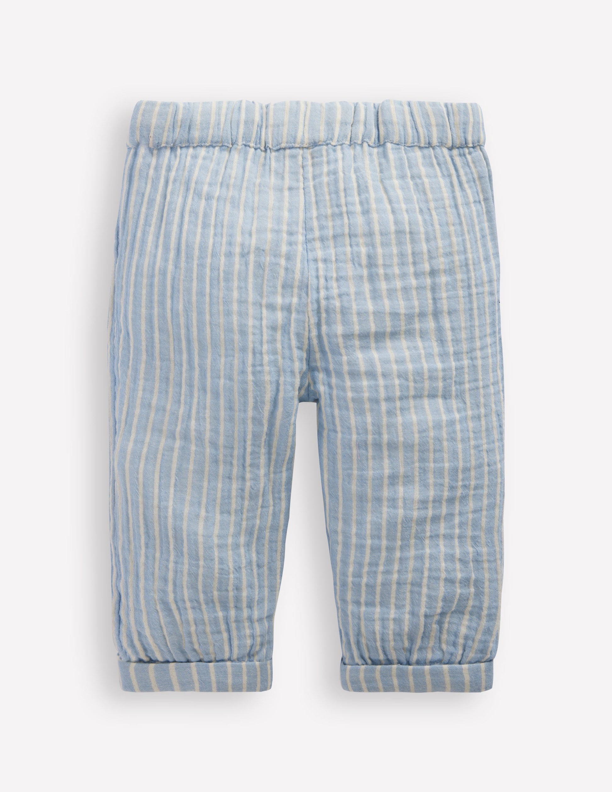 Double Cloth Pants-Light Blue Stripe-2