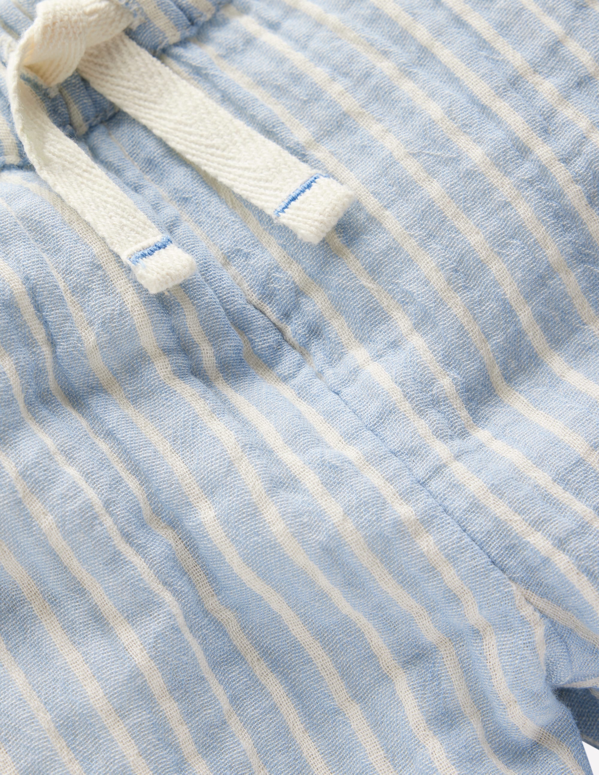 Double Cloth Pants-Light Blue Stripe - Image 3