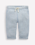 Double Cloth Pants-Light Blue Stripe