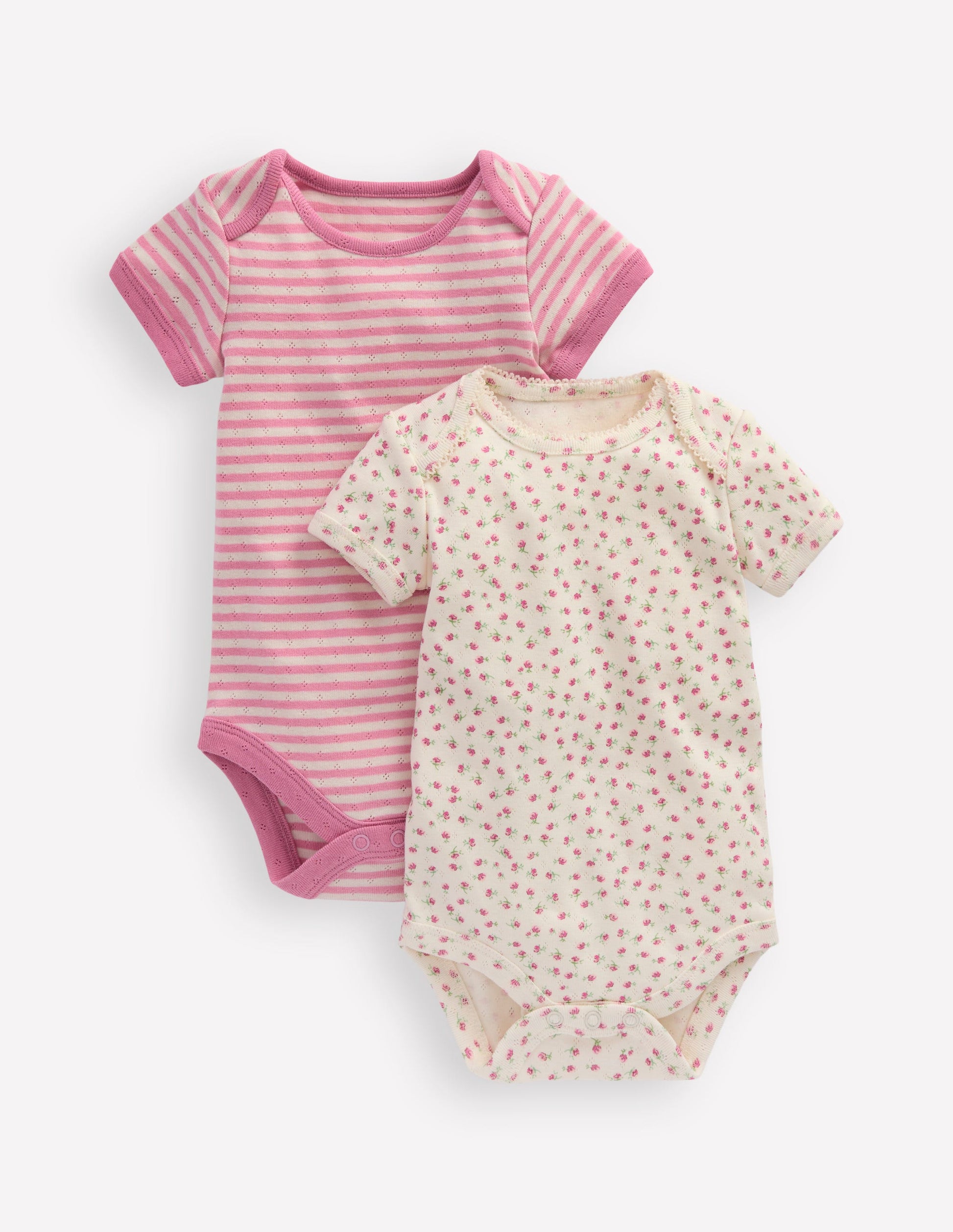 2-pack Pointelle Bodies-Ditsy Rose-1