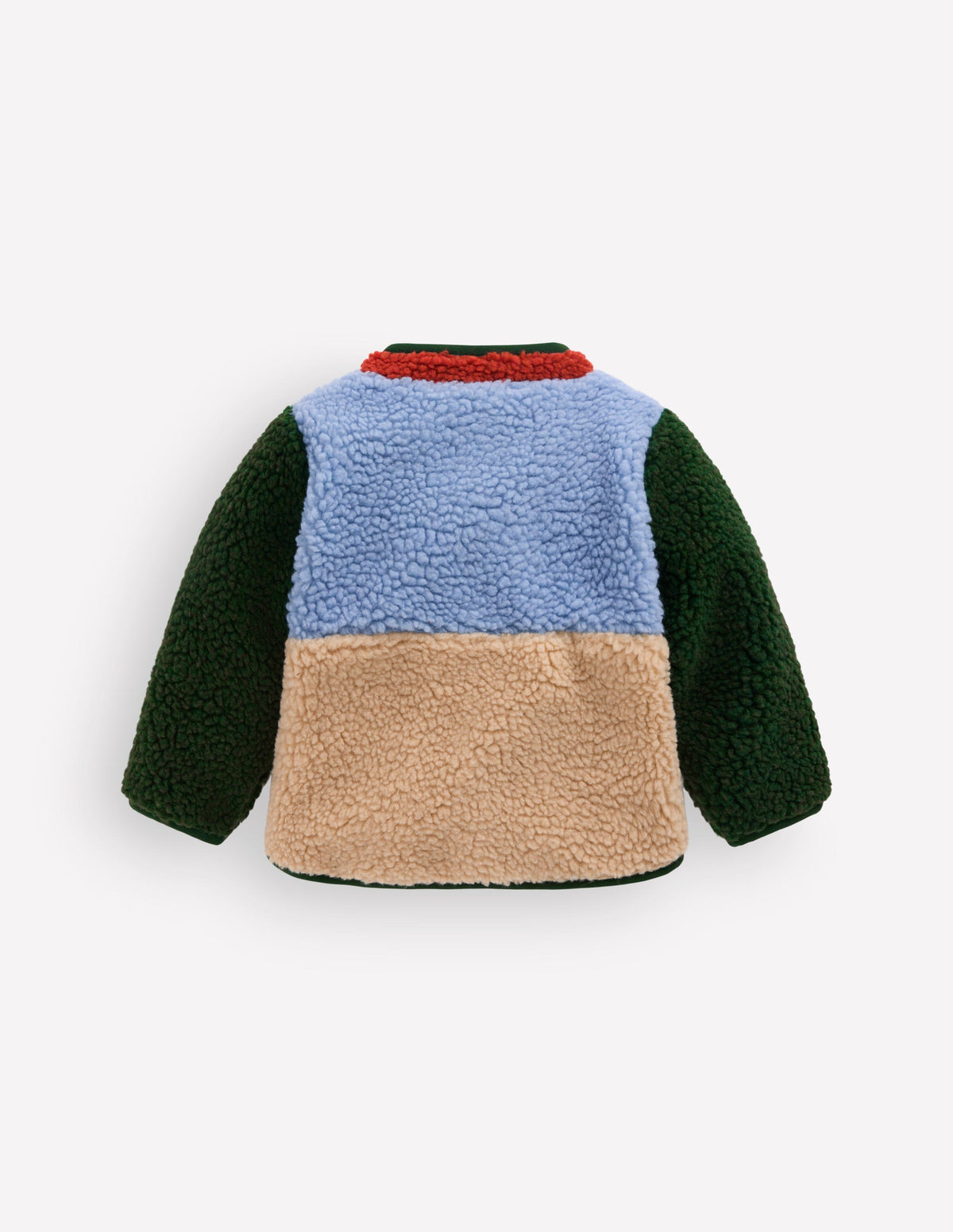 Cosy Borg Jacket-Colourblock-3
