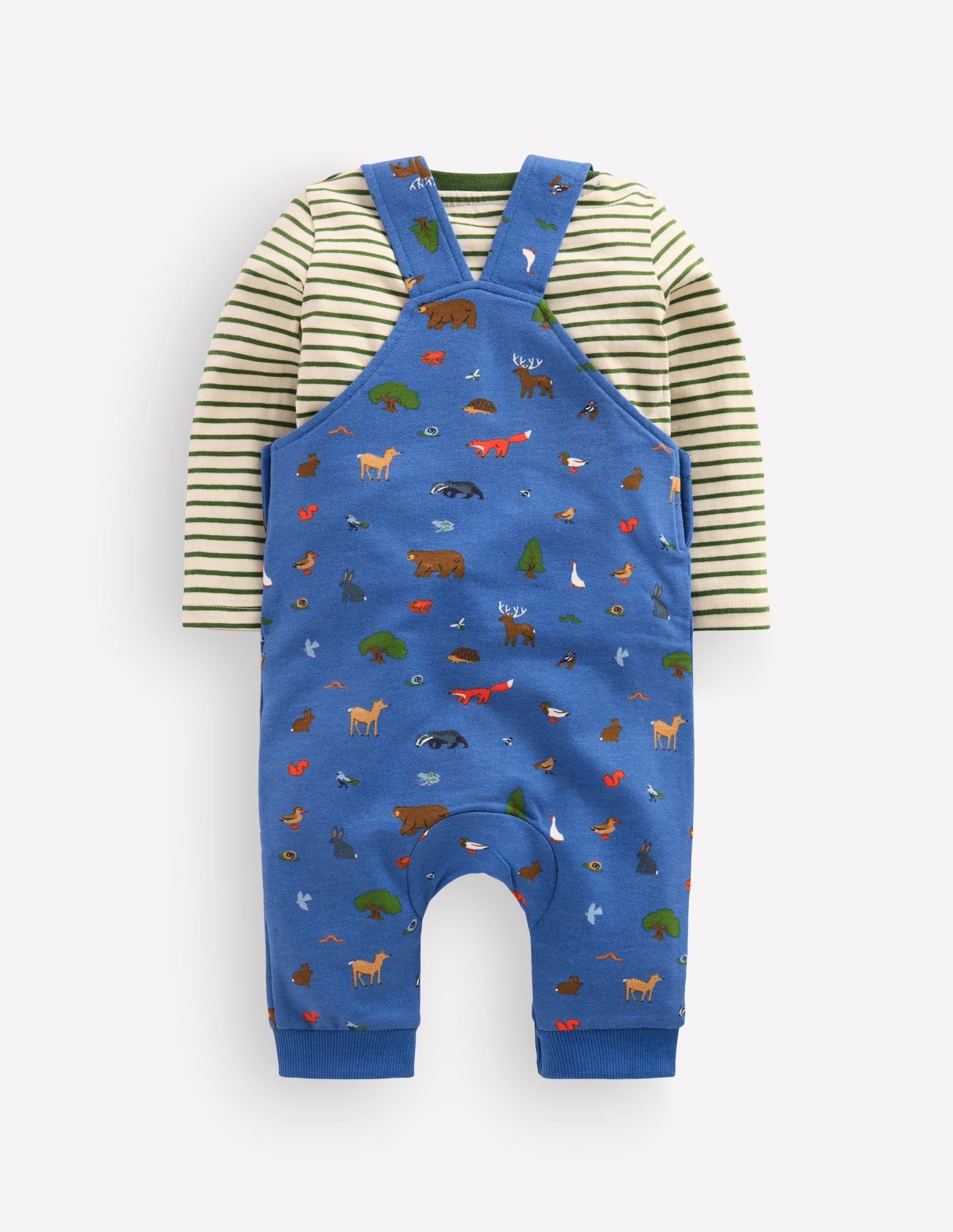 Jersey Overalls Set-Blue Woodland - Image 2