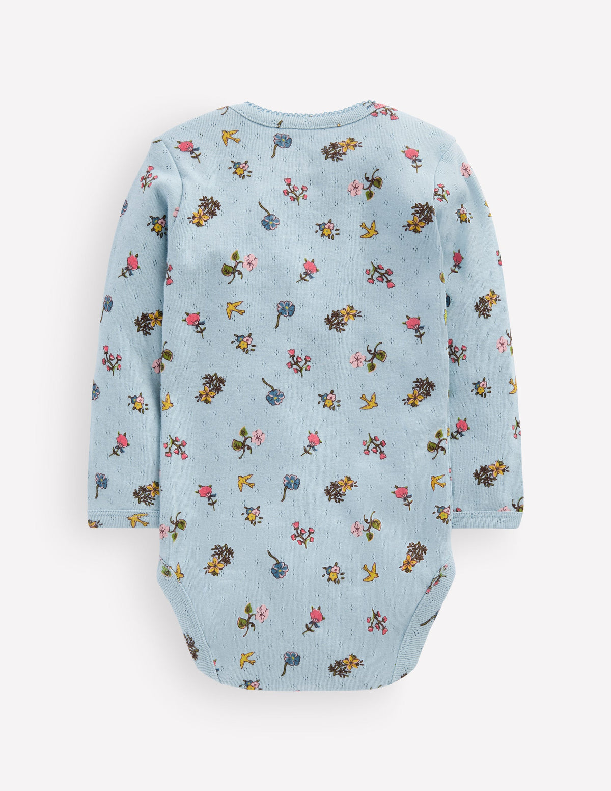 3-pack Pointelle Bodies-Pink Spaced Floral - Image 3