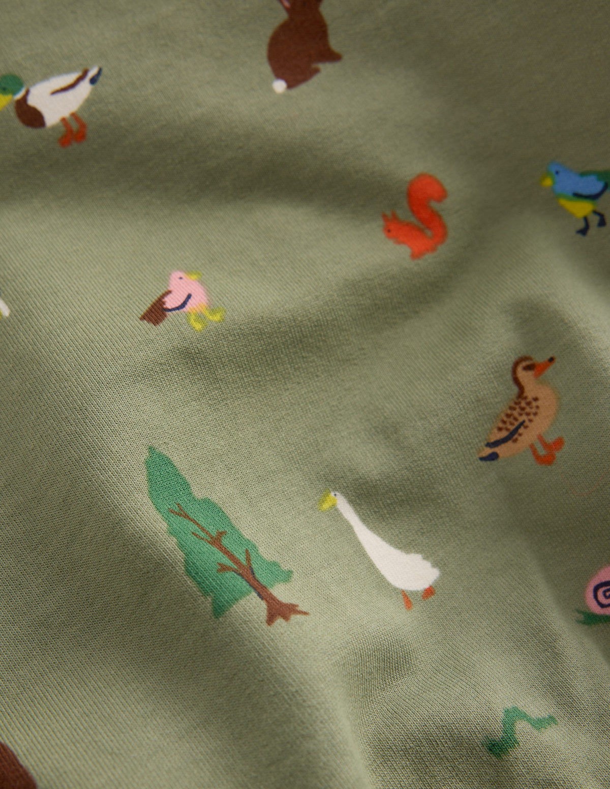 Sweatshirt Play Set-Green Woodland Animals-3