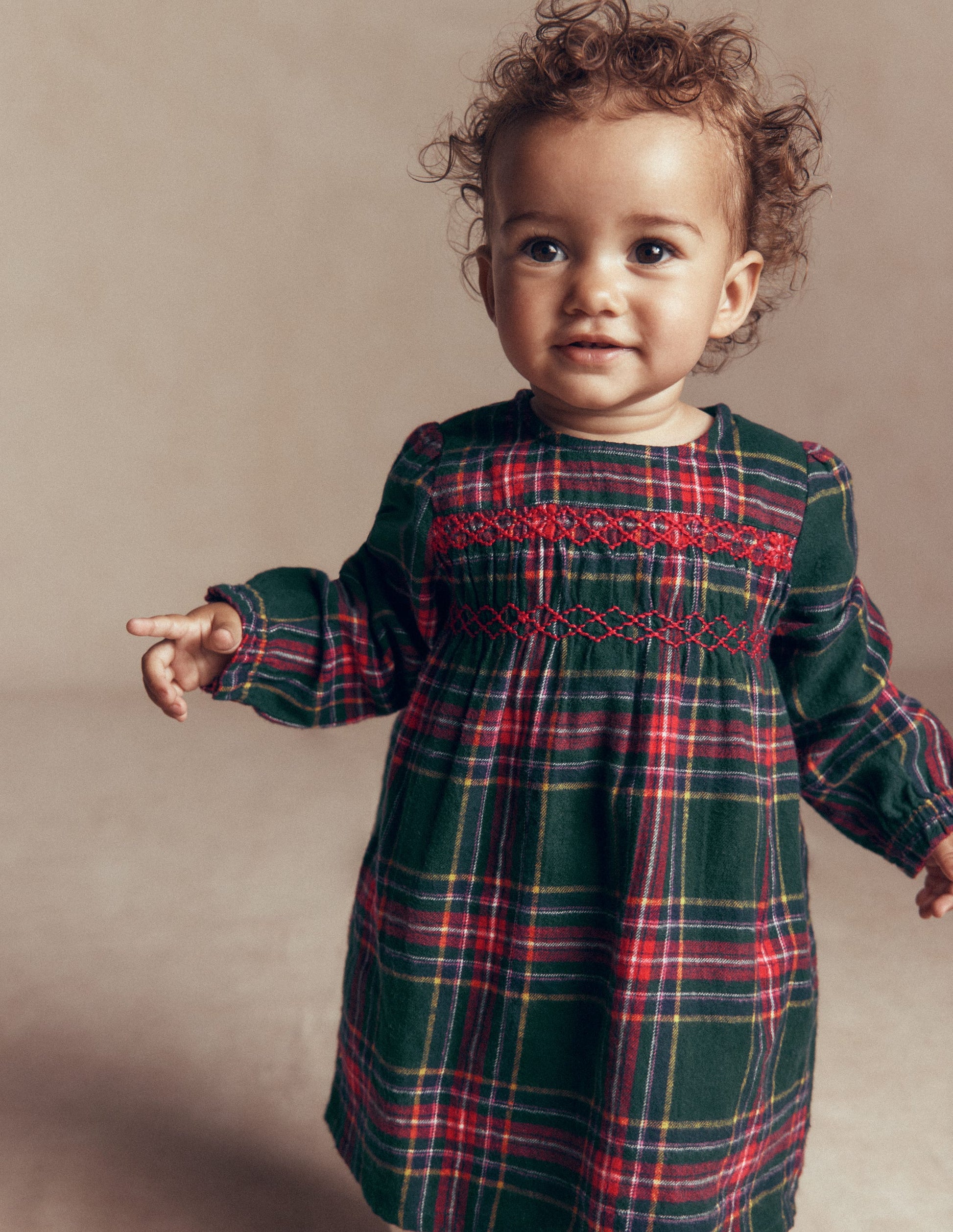 green red plaid dress Smocked Occasion - Family Check Emeri Metallic Knit Mini Dress Women's Meant for This skirt made of 100% Size:S/M (UK 10)