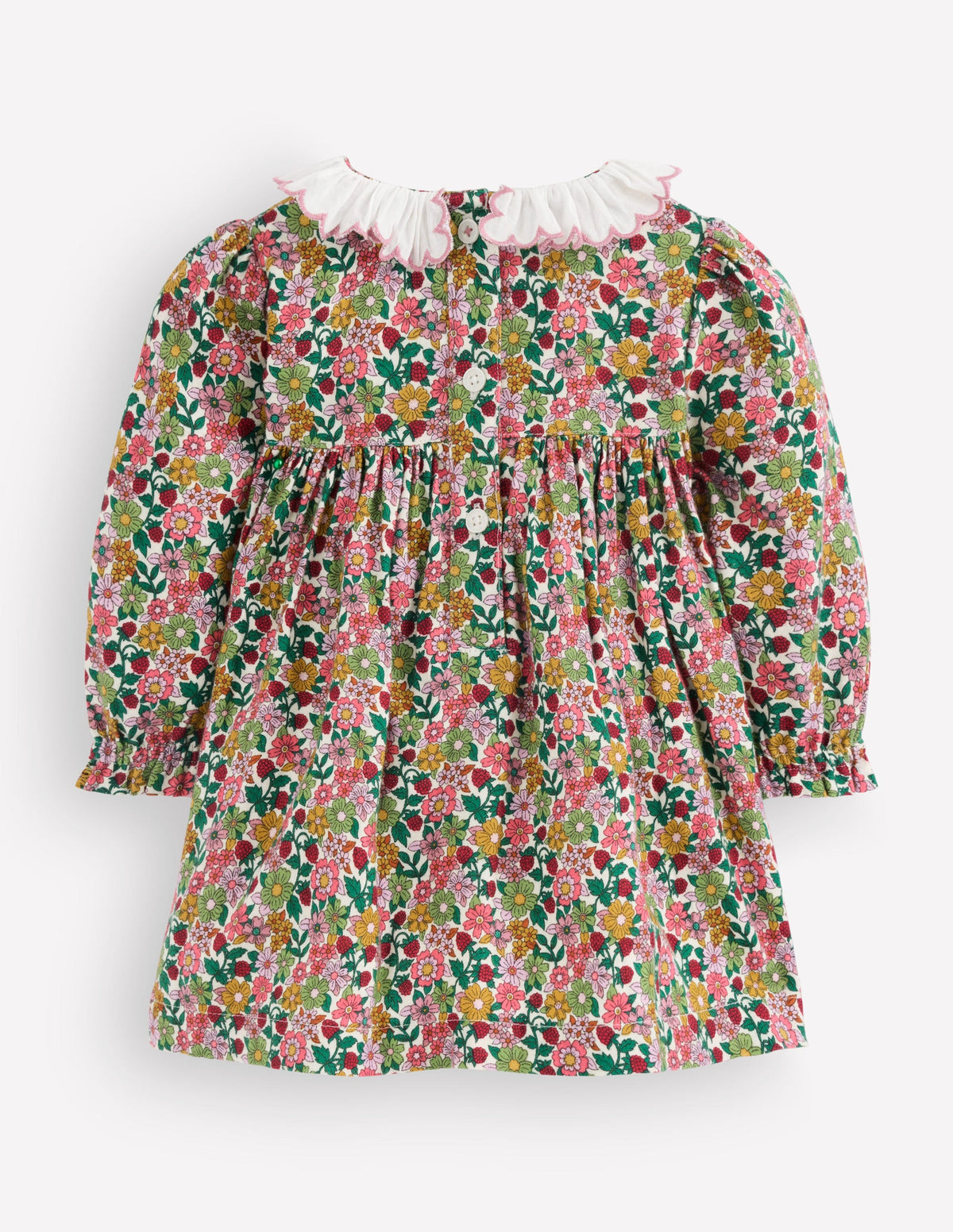 Smocked Party Dress-Multi Floral - Image 3