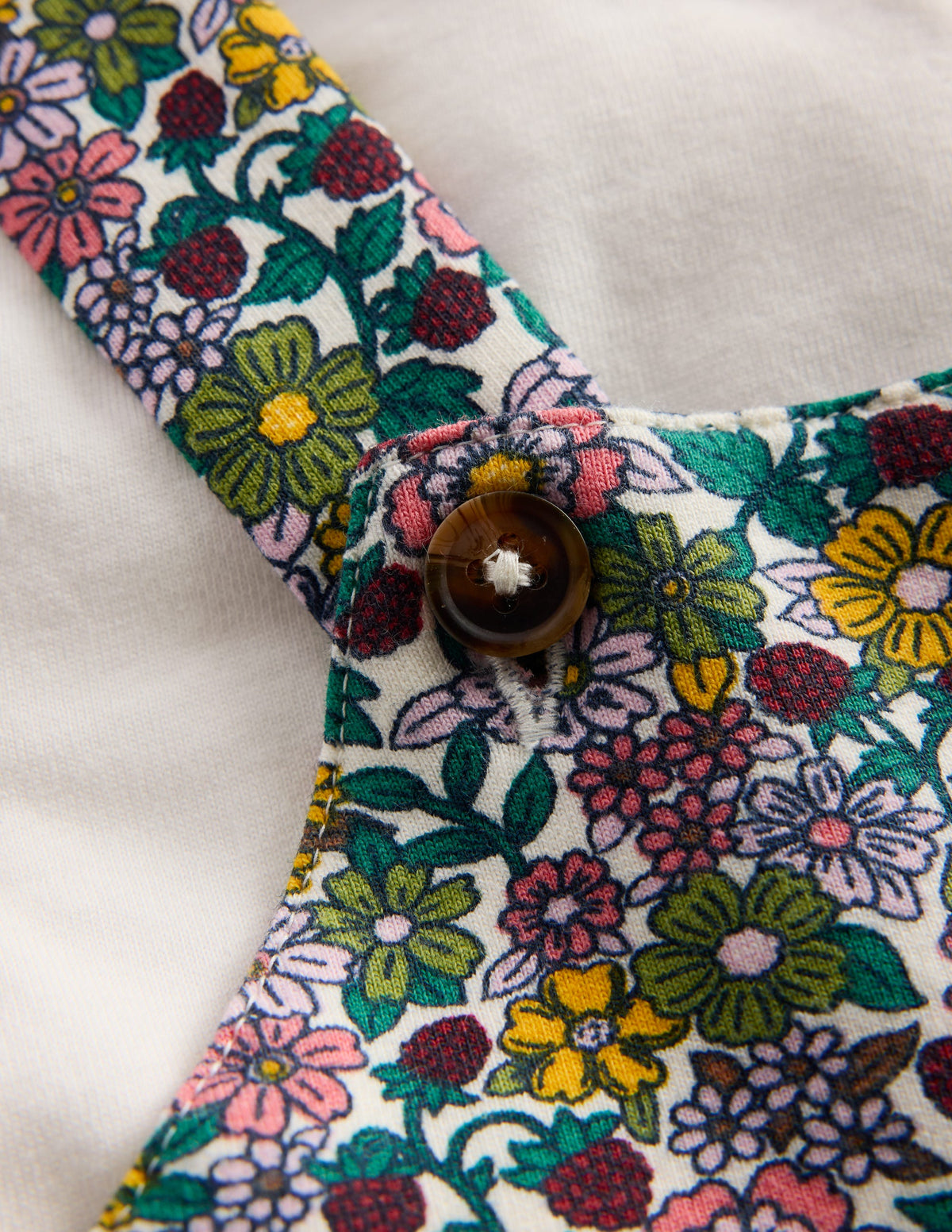 Jersey Overalls Set-Raspberry Multi Floral-2