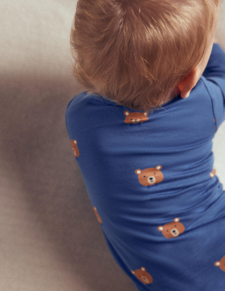 3-pack Cotton Bodies-Blue Bears