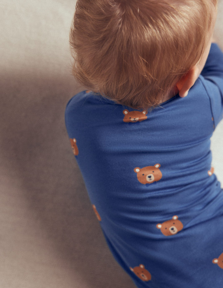 3-pack Cotton Bodies-Blue Bears