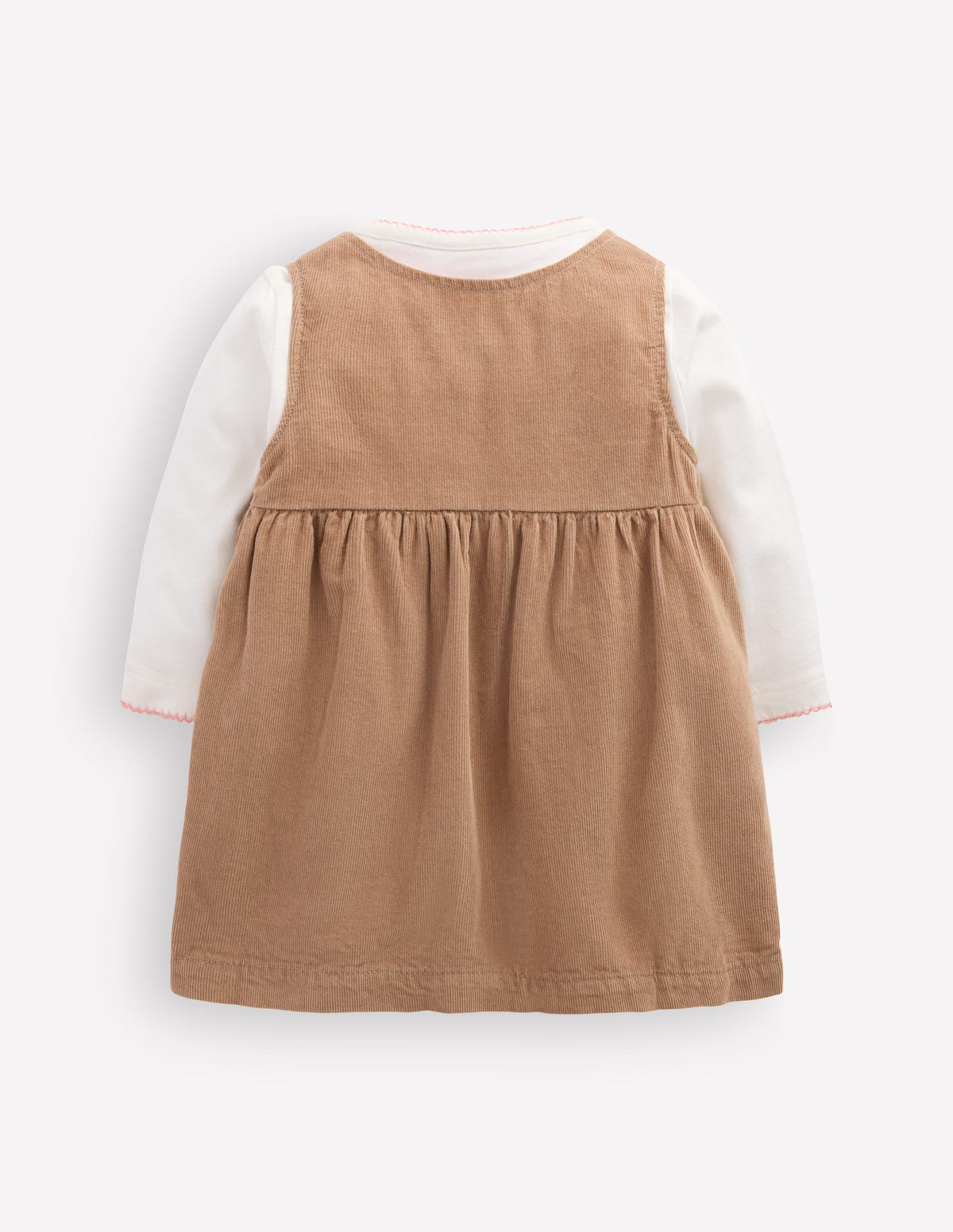 Embroidered Pinny Dress Set-Ginger Embroidery-2
