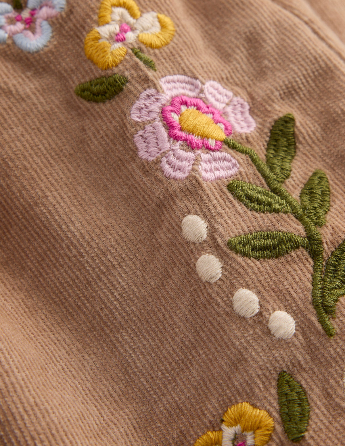 Embroidered Pinny Dress Set-Ginger Embroidery-3