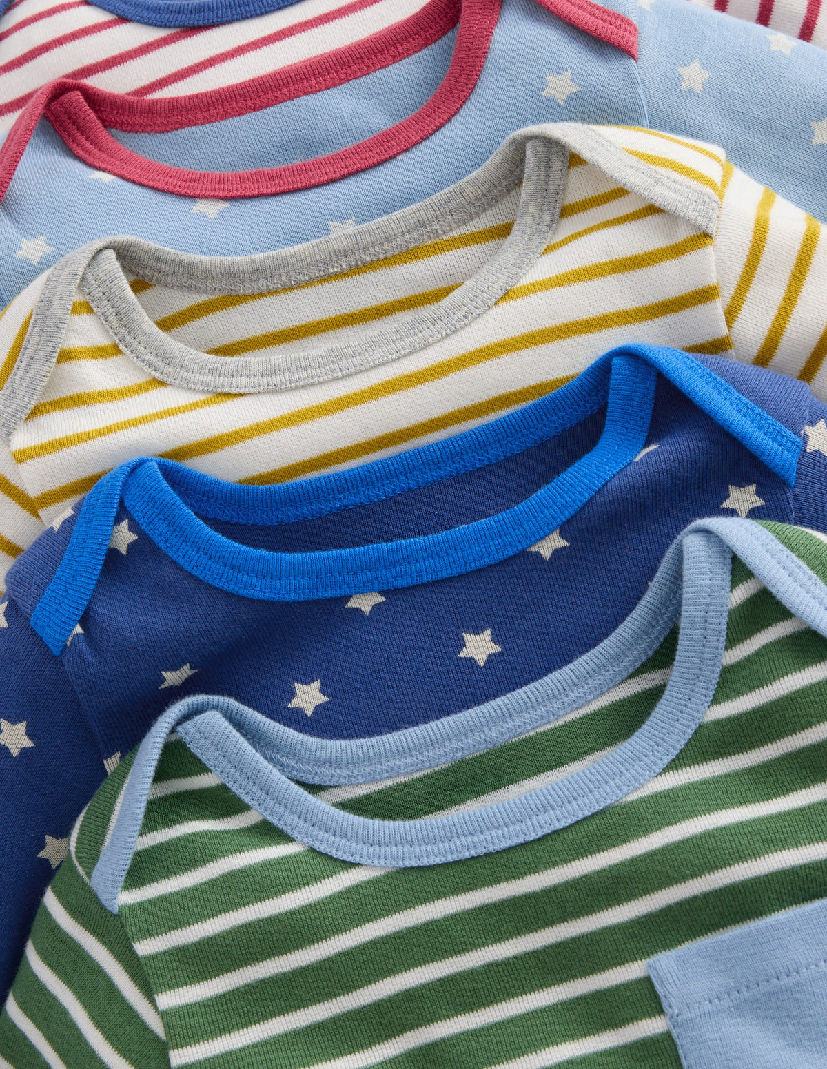 5-pack Cotton Bodies-Multi Stars-3