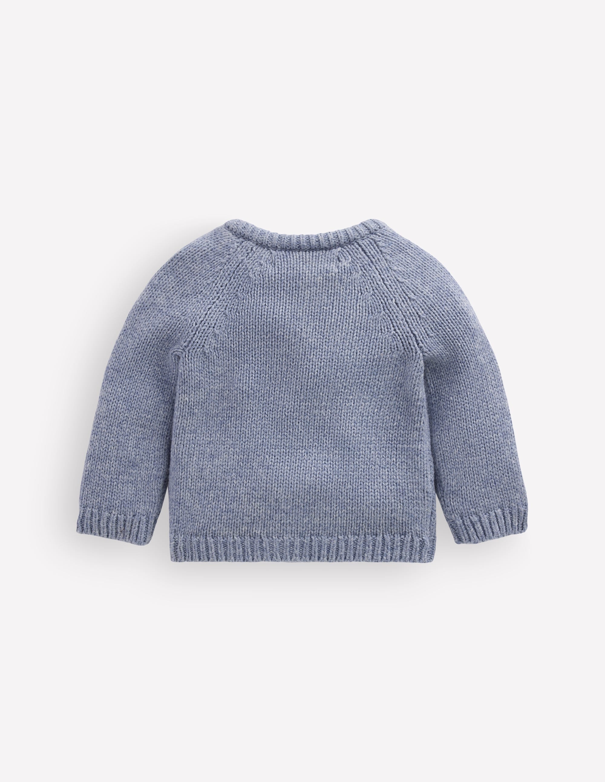 Chunky Cardigan-Glacier Blue Marl - Image 3