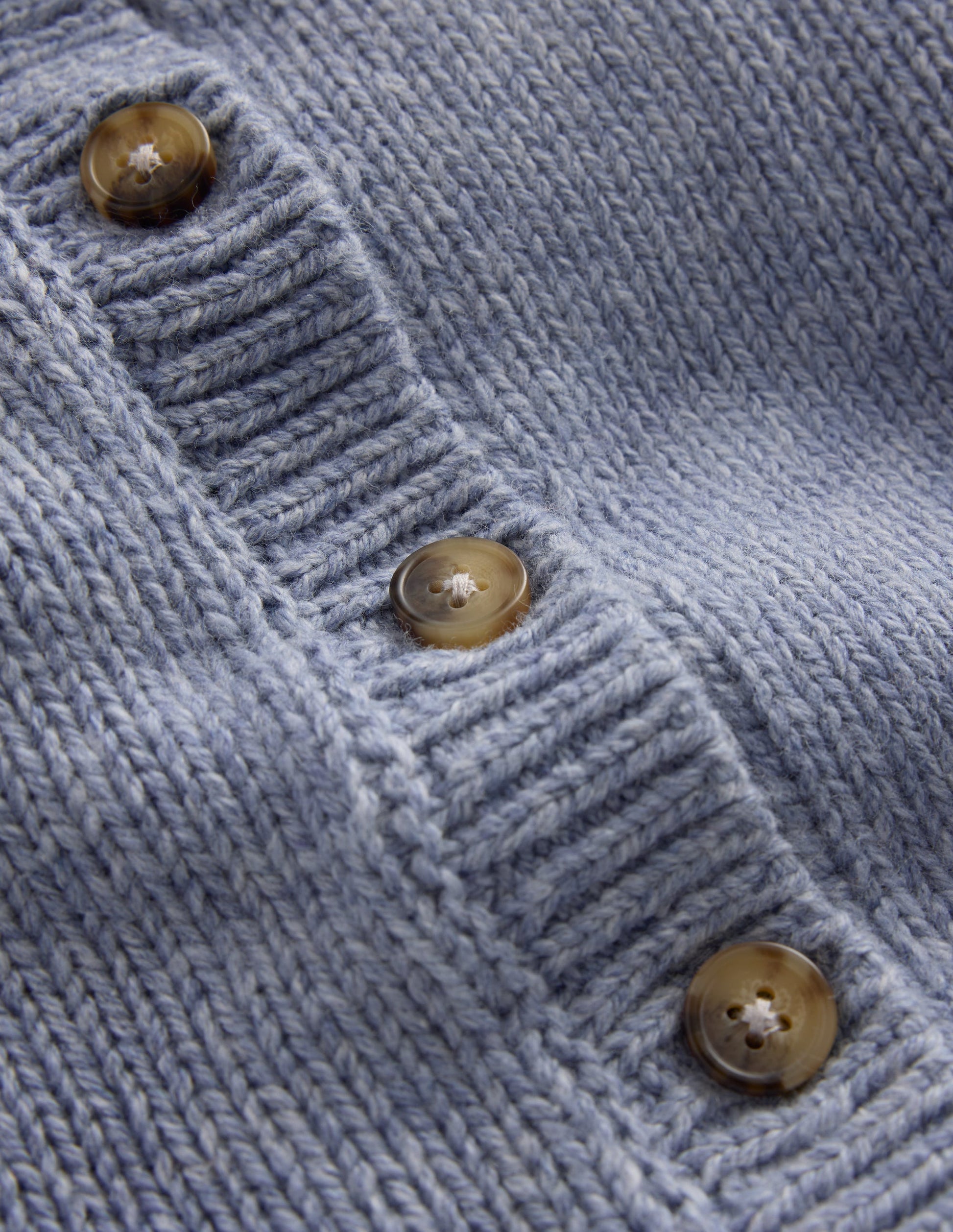 Chunky Cardigan-Glacier Blue Marl-4