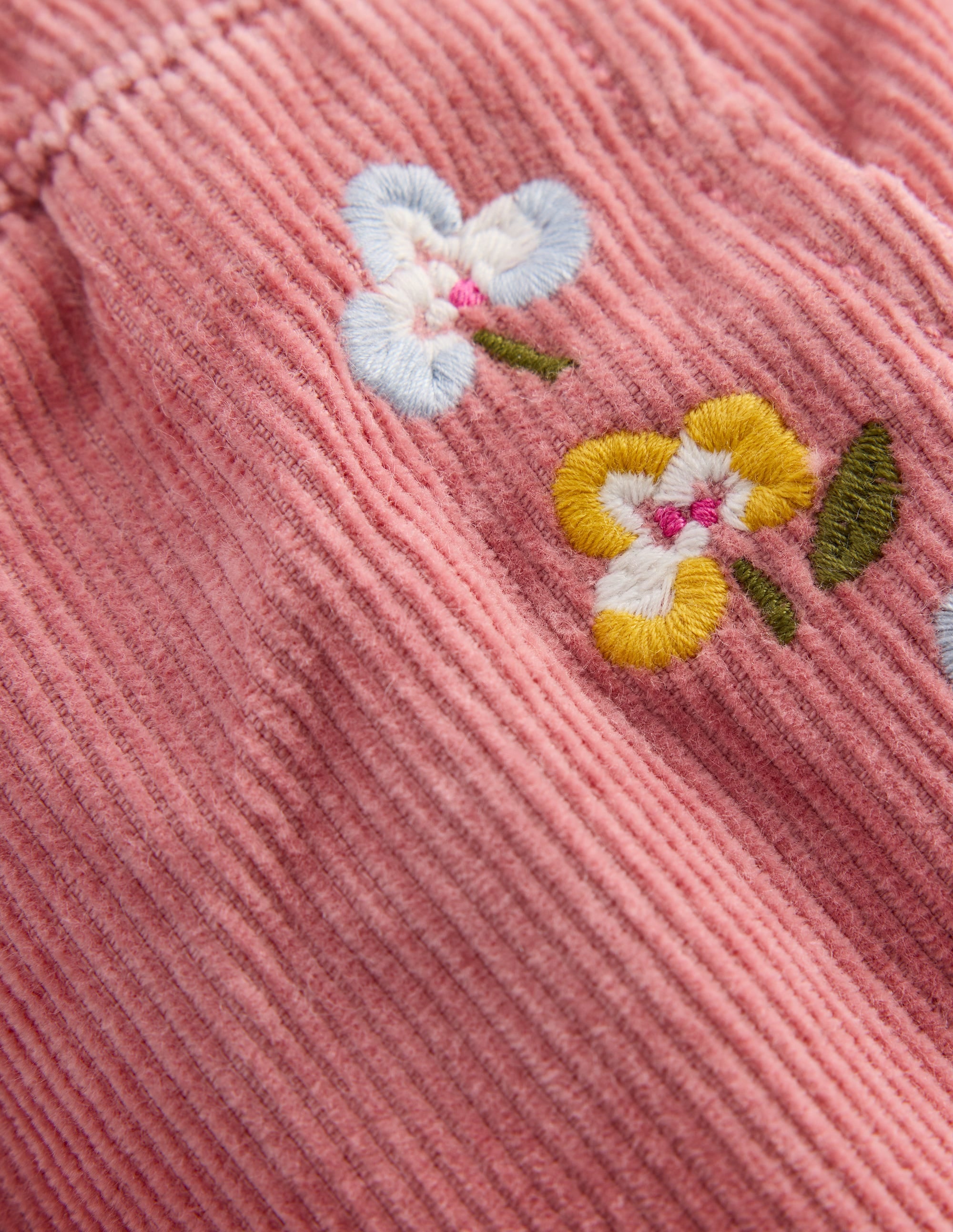 Cotton Cord Pants-Pink - Image 3