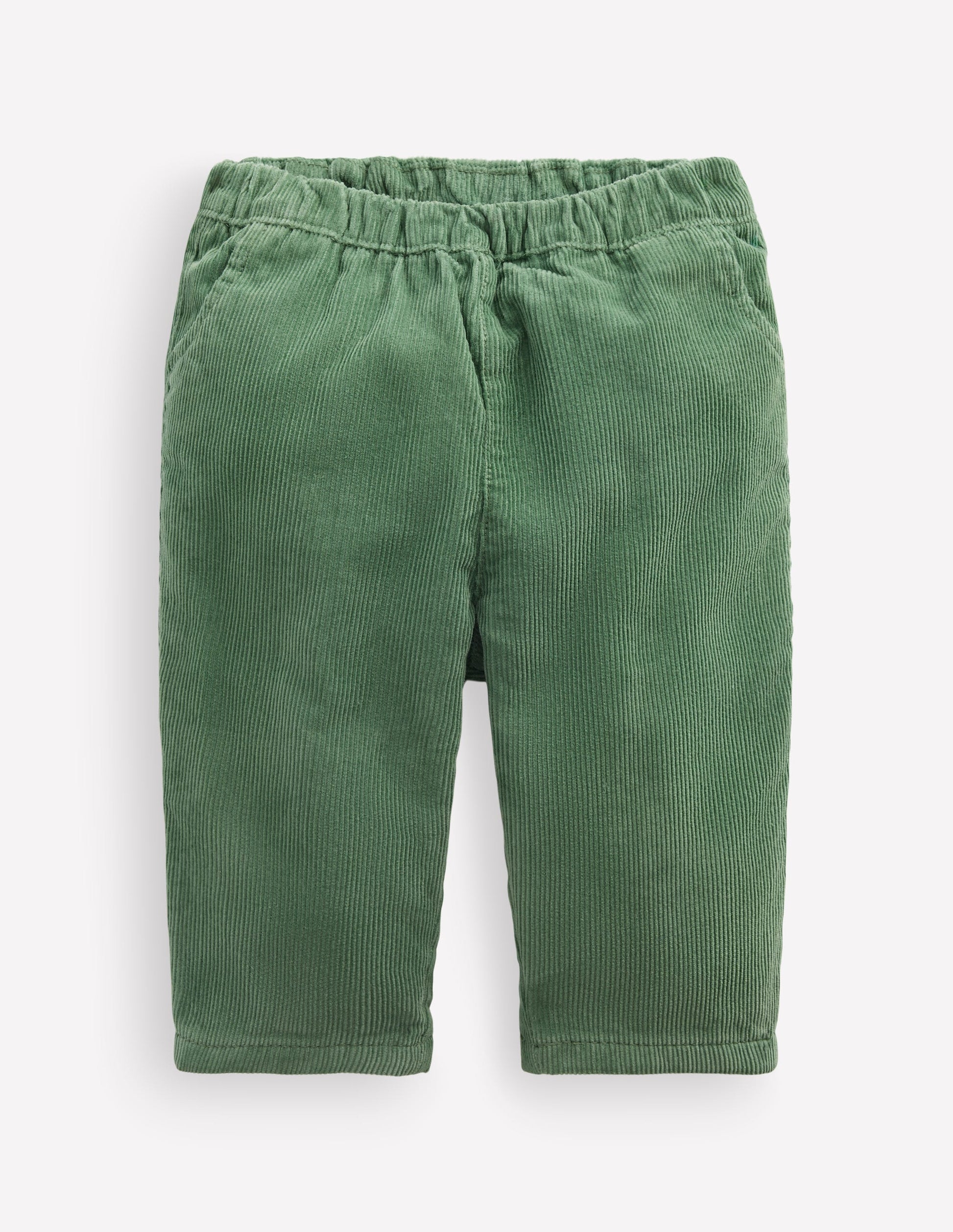 Cotton Cord Pants-Green-1
