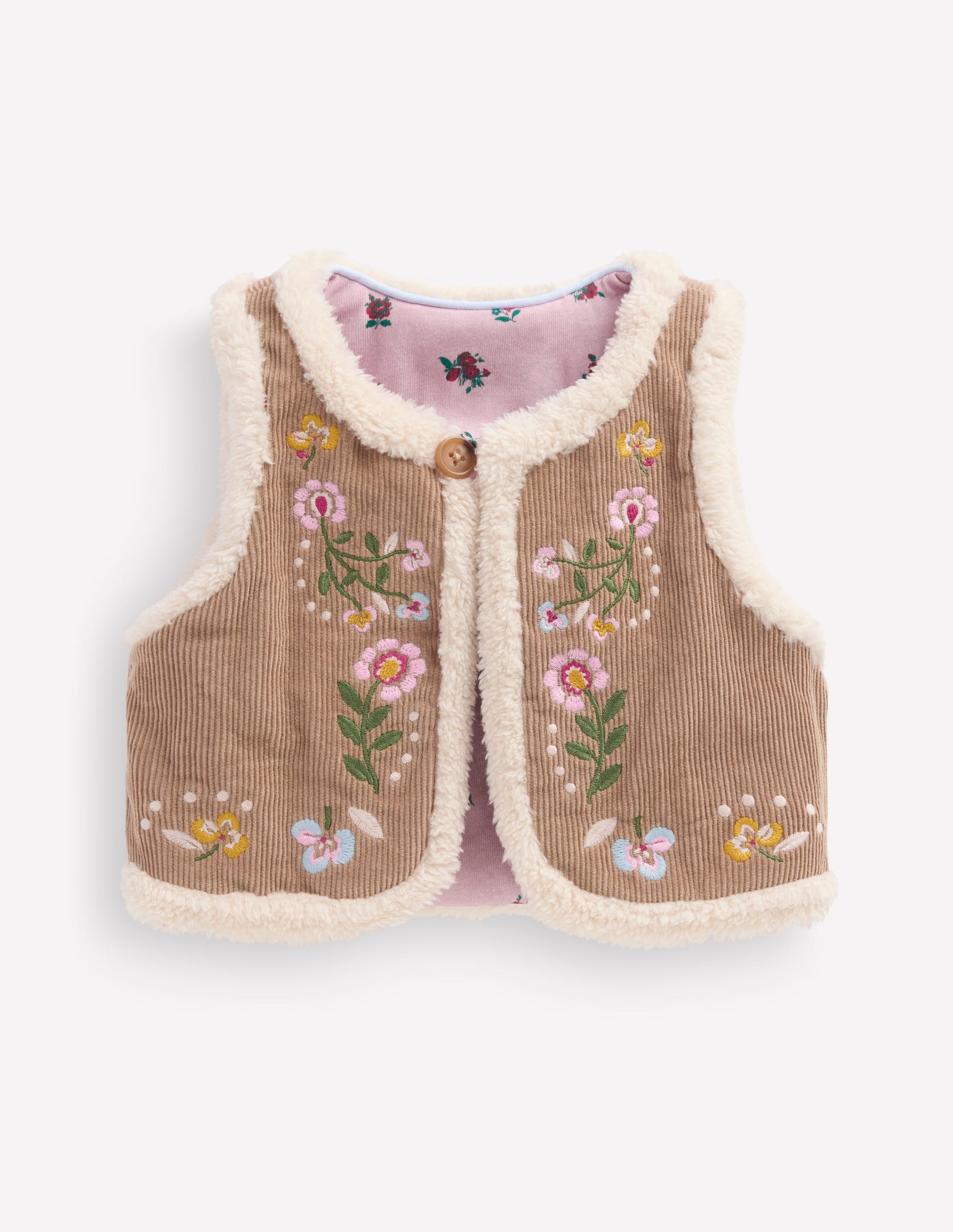Embroidered Borg Vest-Neutral Embroidery-6