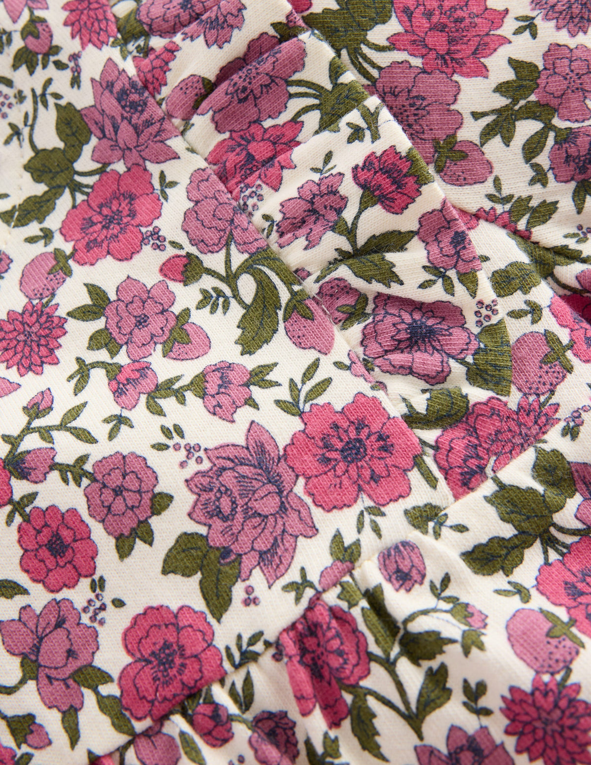 Jersey Tunic Set-Vintage Pink Flowerbed - Image 2