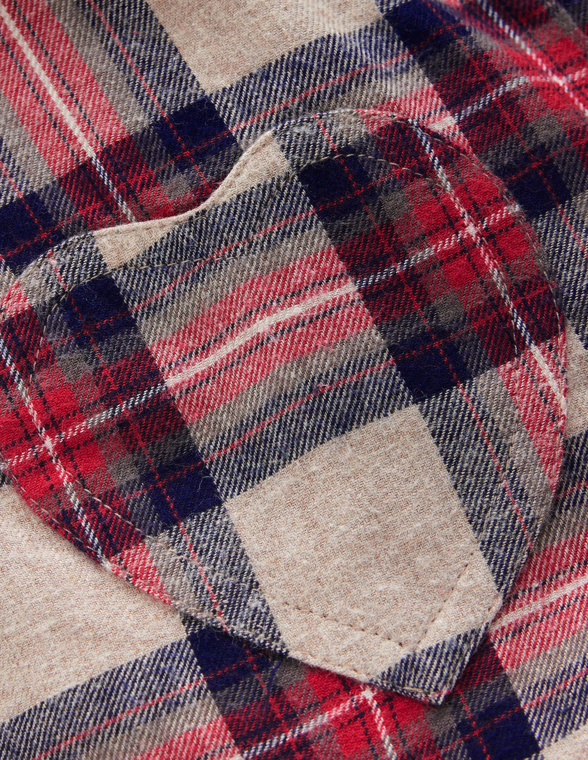 Woven Overalls Set-Oatmeal Check - Image 4
