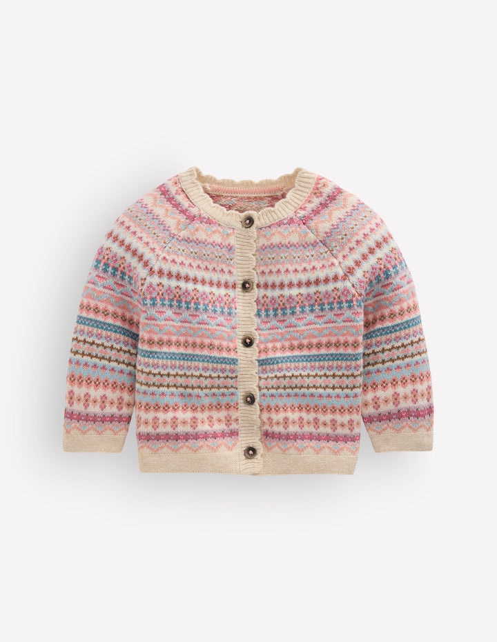 Fair Isle Cardigan-Soft Multi Fair Isle