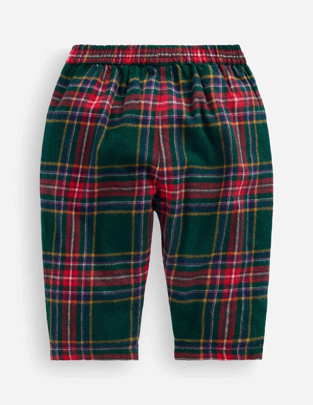 Woven Pull-on Pants-Green/Red Check - Image 2
