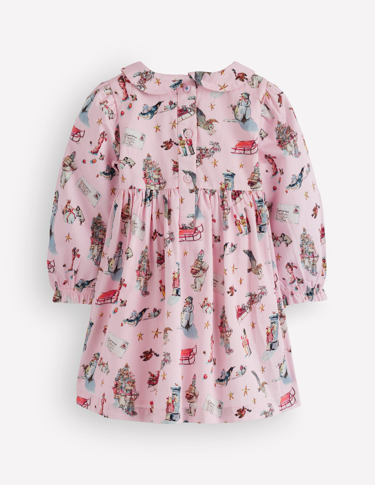Pretty Smocked Dress-Pink Polar Post-4