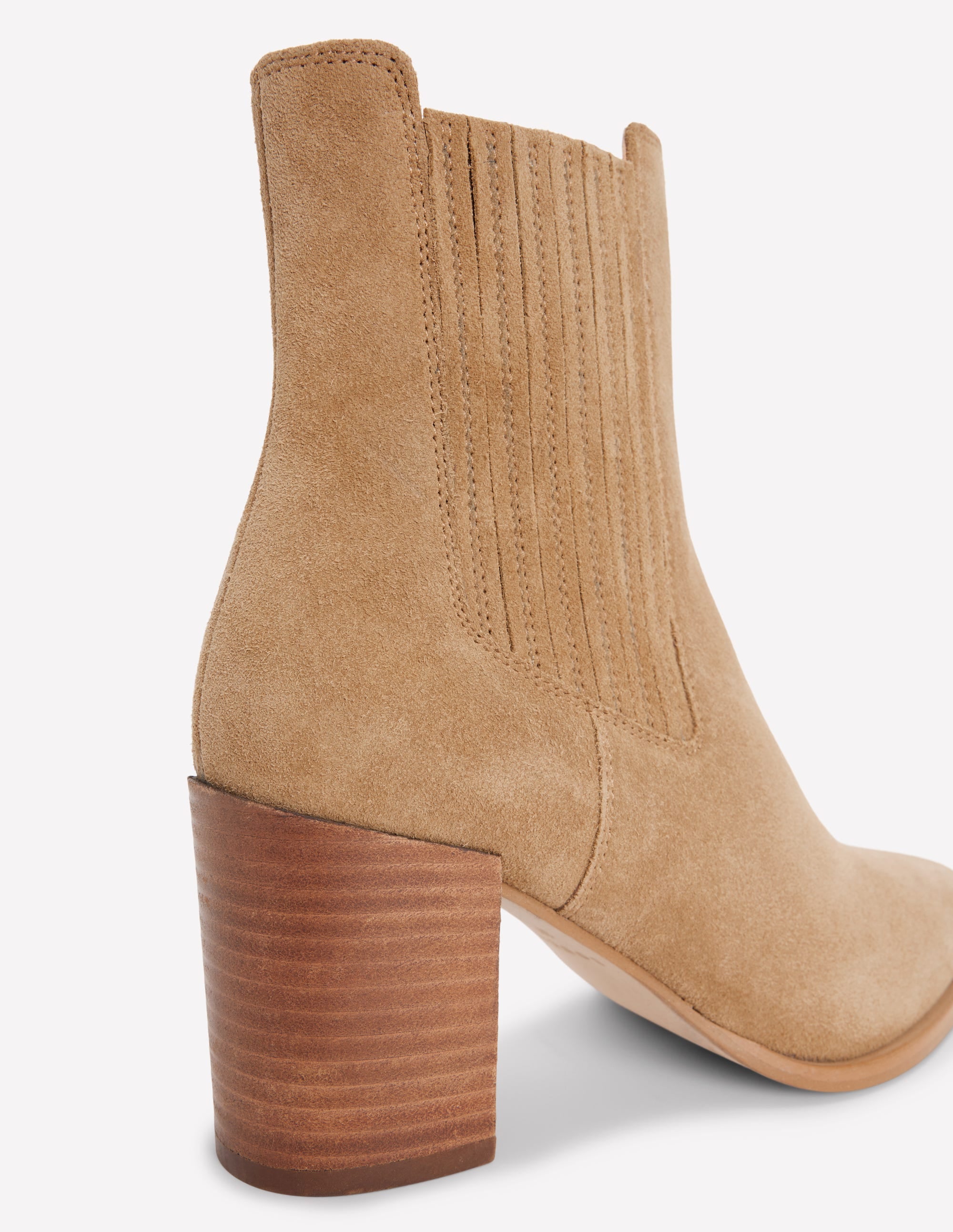 Point Casual Ankle Boots-Tobacco - Image 4