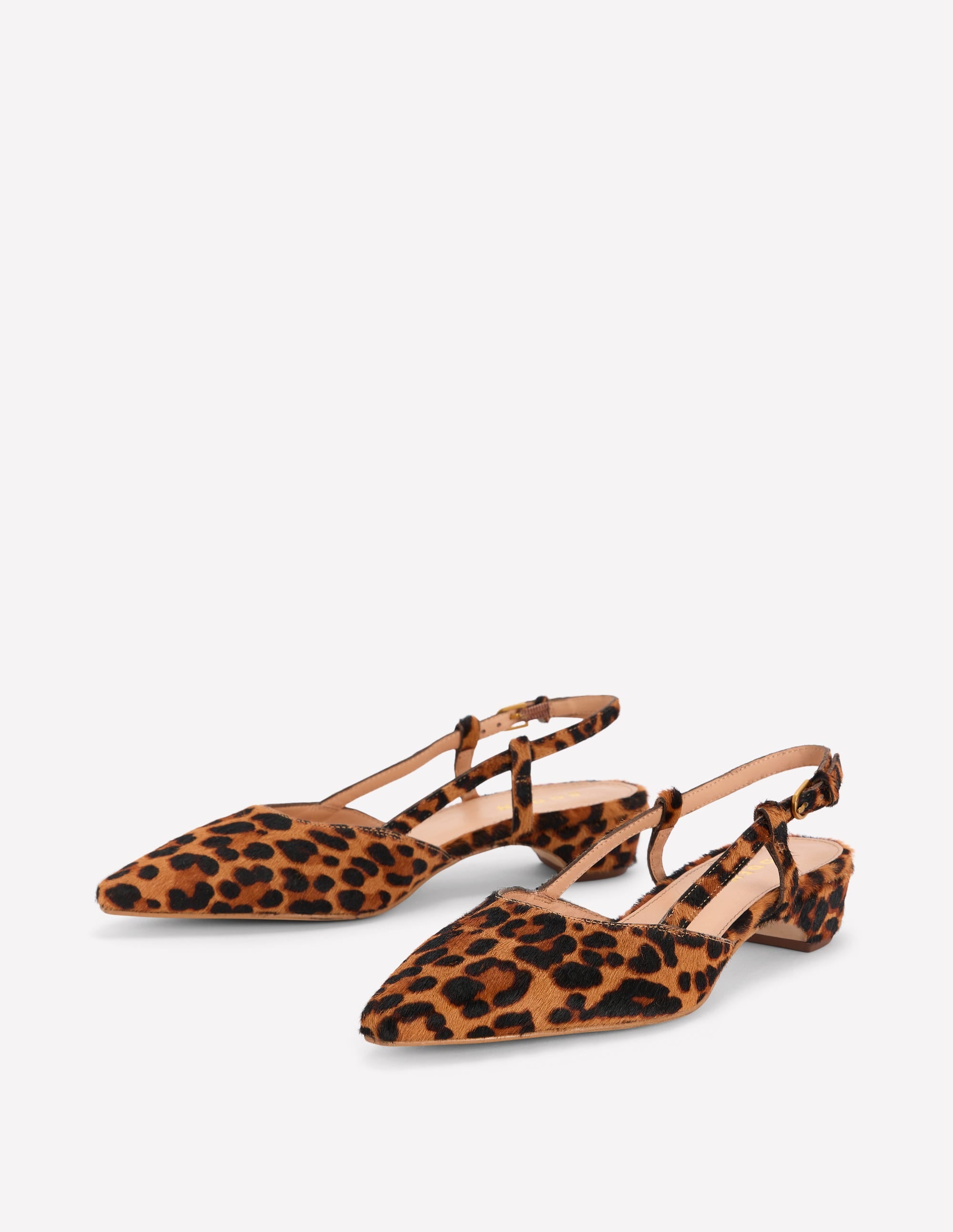 Mini Block Sling Backs-Classic Leopard - Image 4