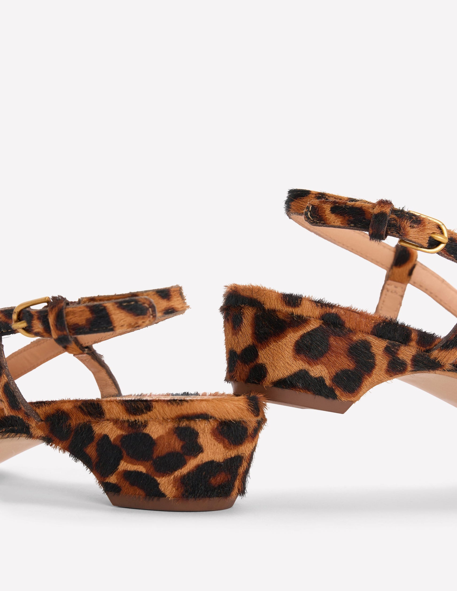 Mini Block Sling Backs-Classic Leopard-5