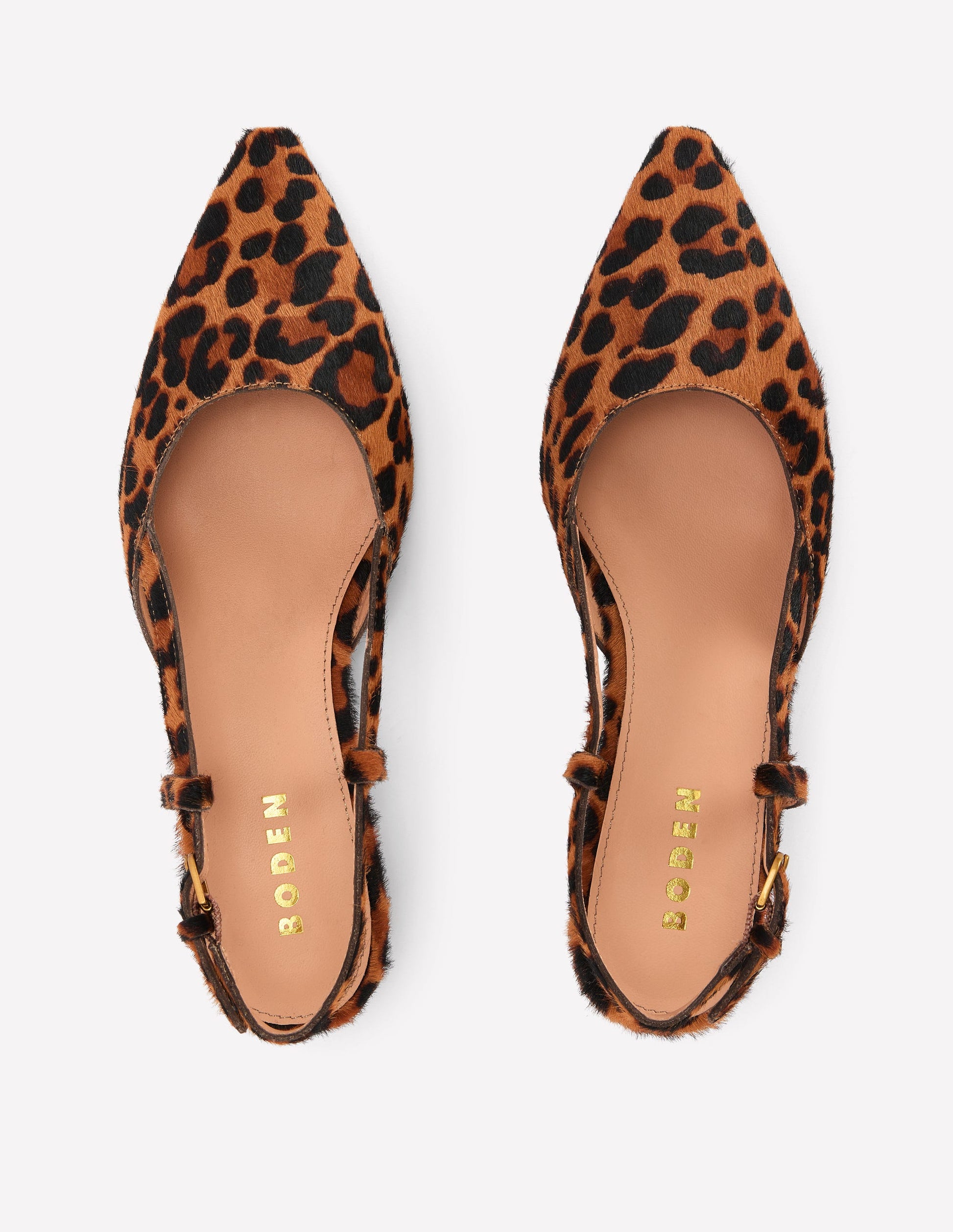 Mini Block Sling Backs-Classic Leopard-6