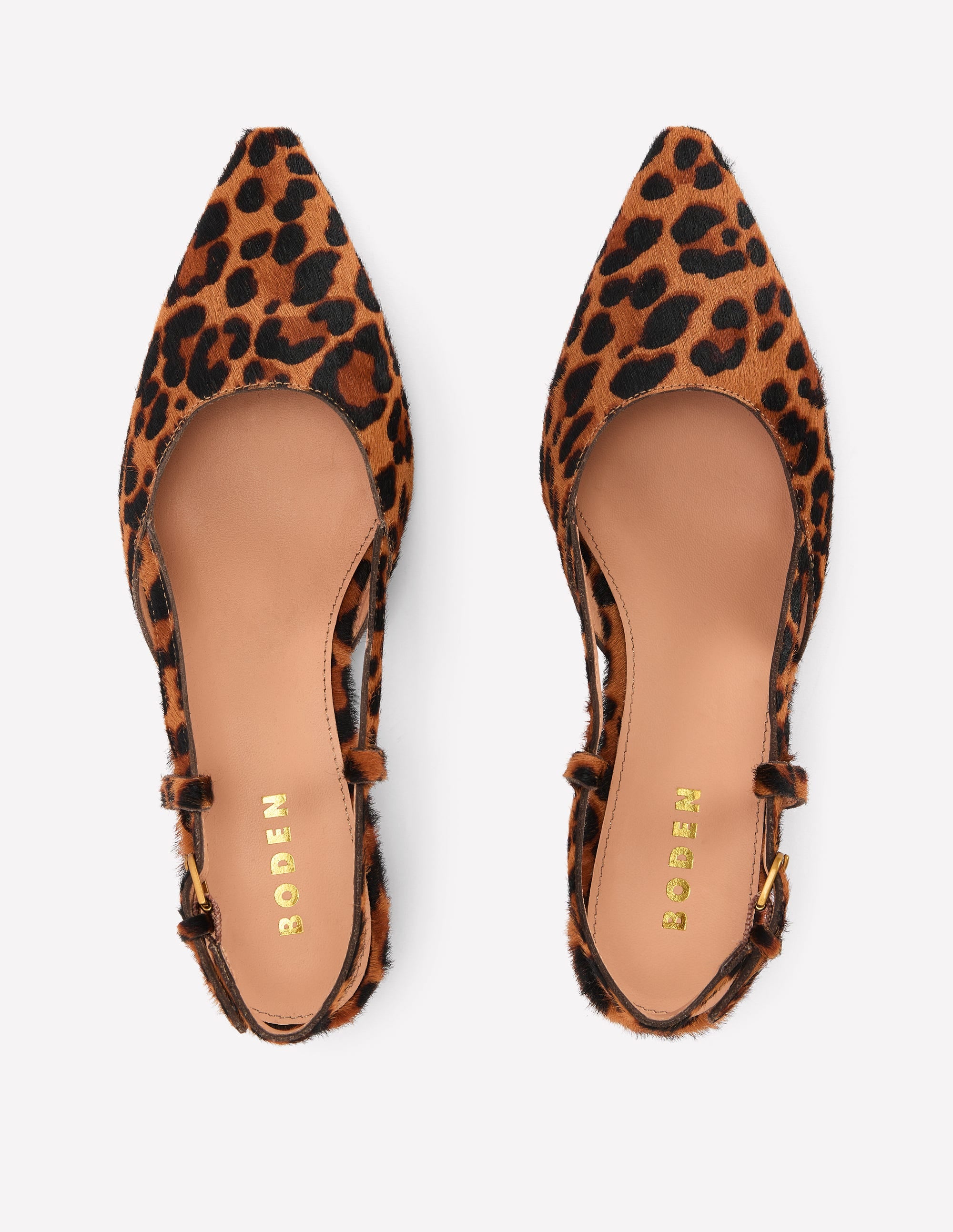 Mini Block Sling Backs-Classic Leopard - Image 6