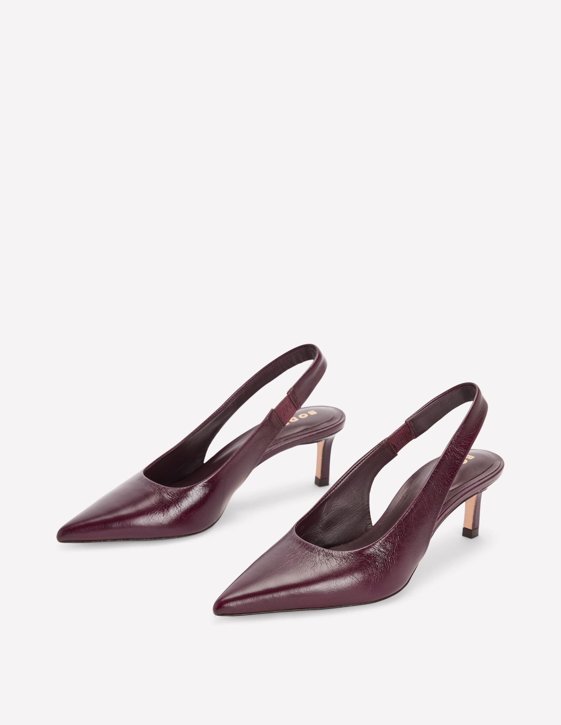Hope Slingback Heels-Wine-4