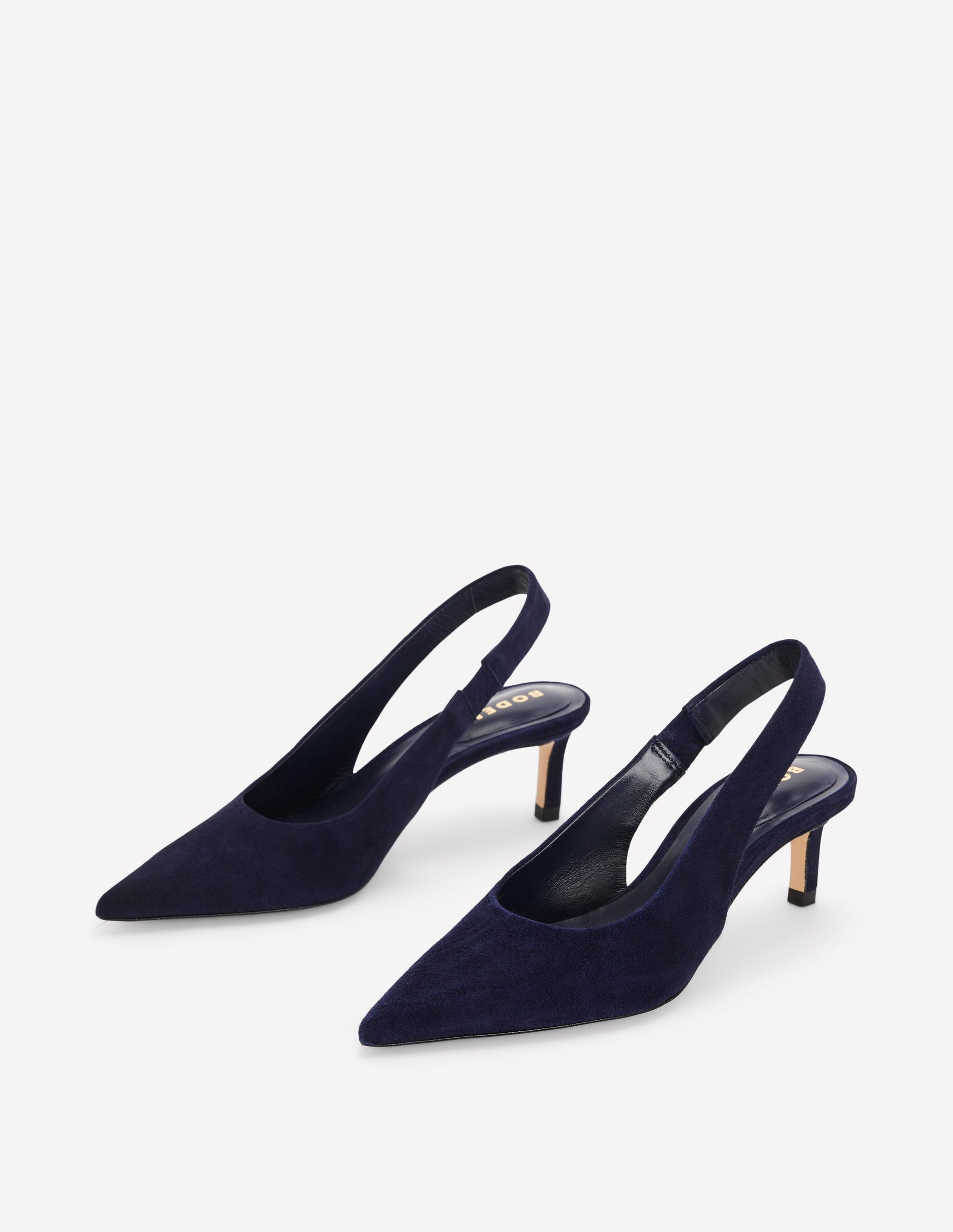 Hope Slingback Heels-Dark Navy-3