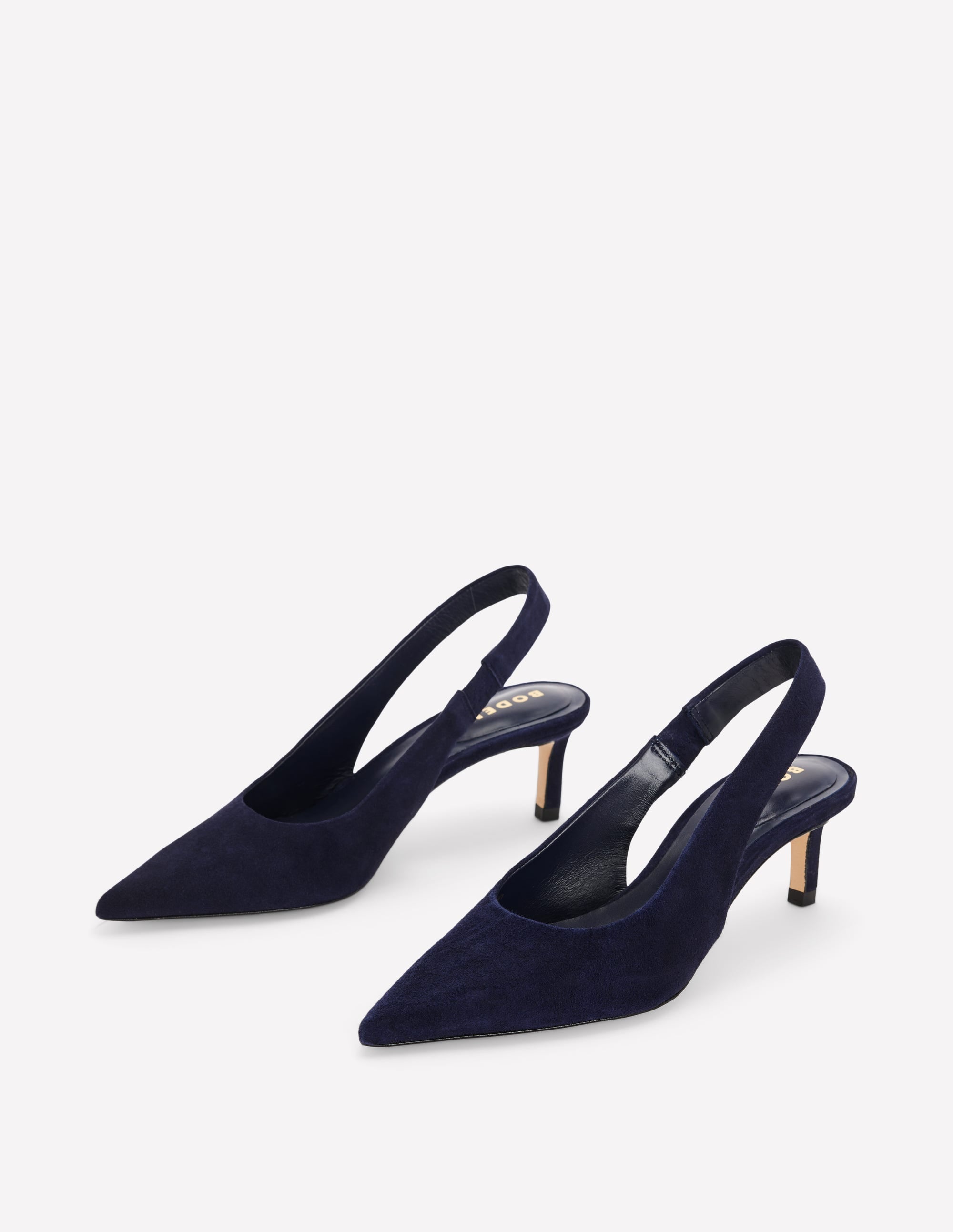 Hope Slingback Heels-Dark Navy - Image 3