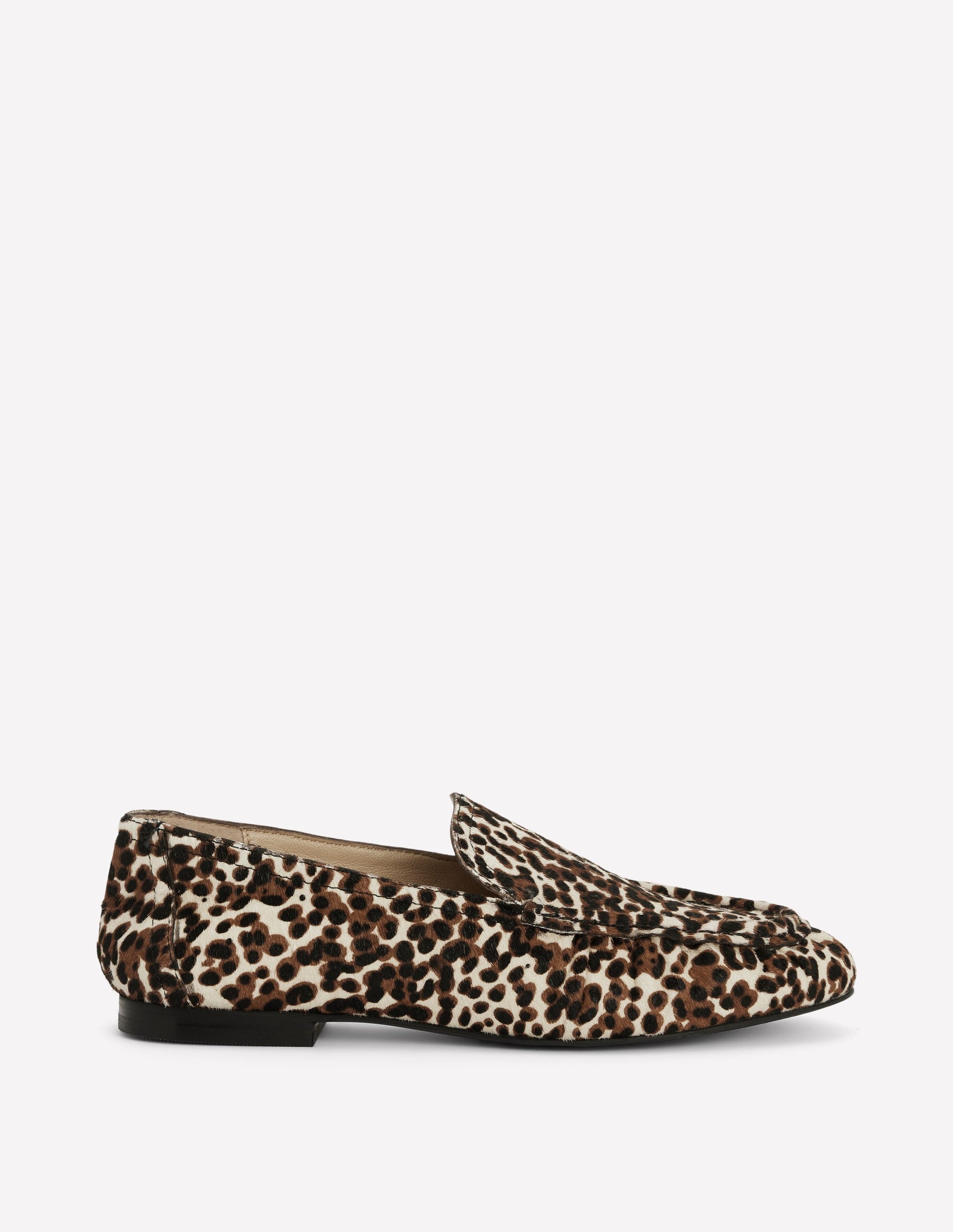 Dinah Everyday Flexi Loafers-Black and Ivory Speckled-1