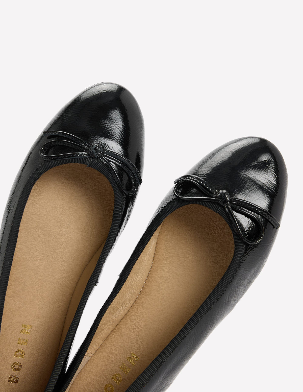 Patti Round Toe Ballet Flats-Black - Image 4
