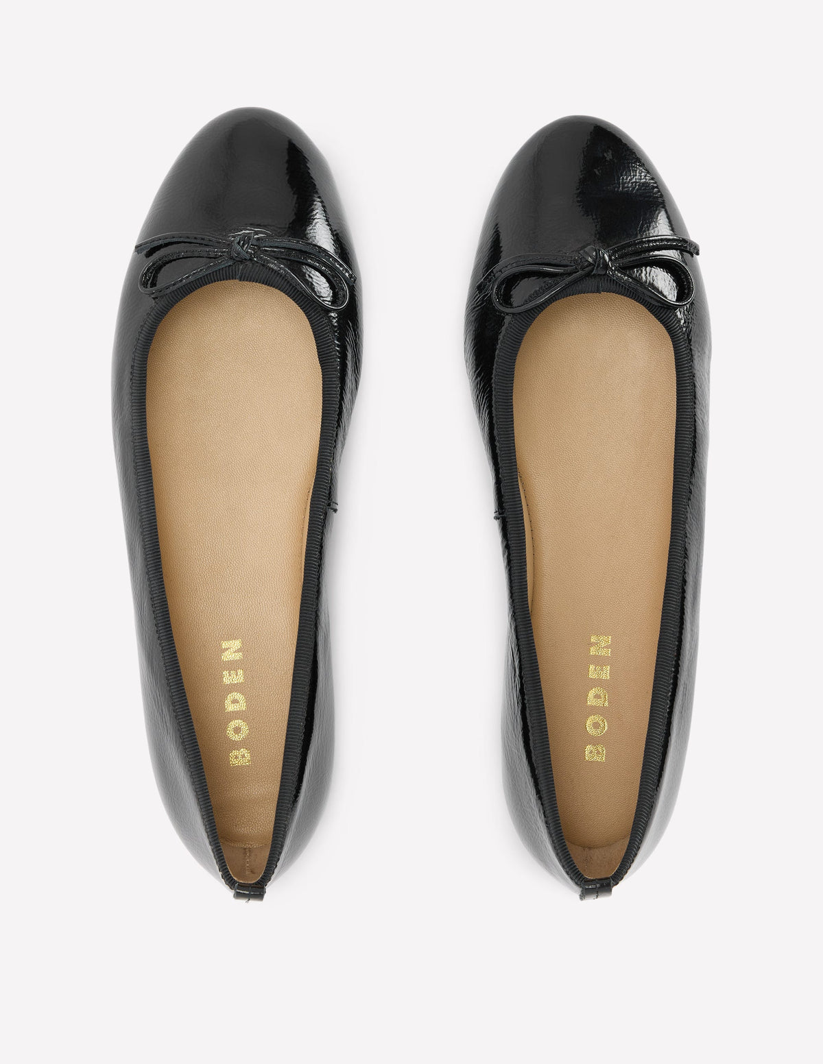 Patti Round Toe Ballet Flats-Black - Image 5