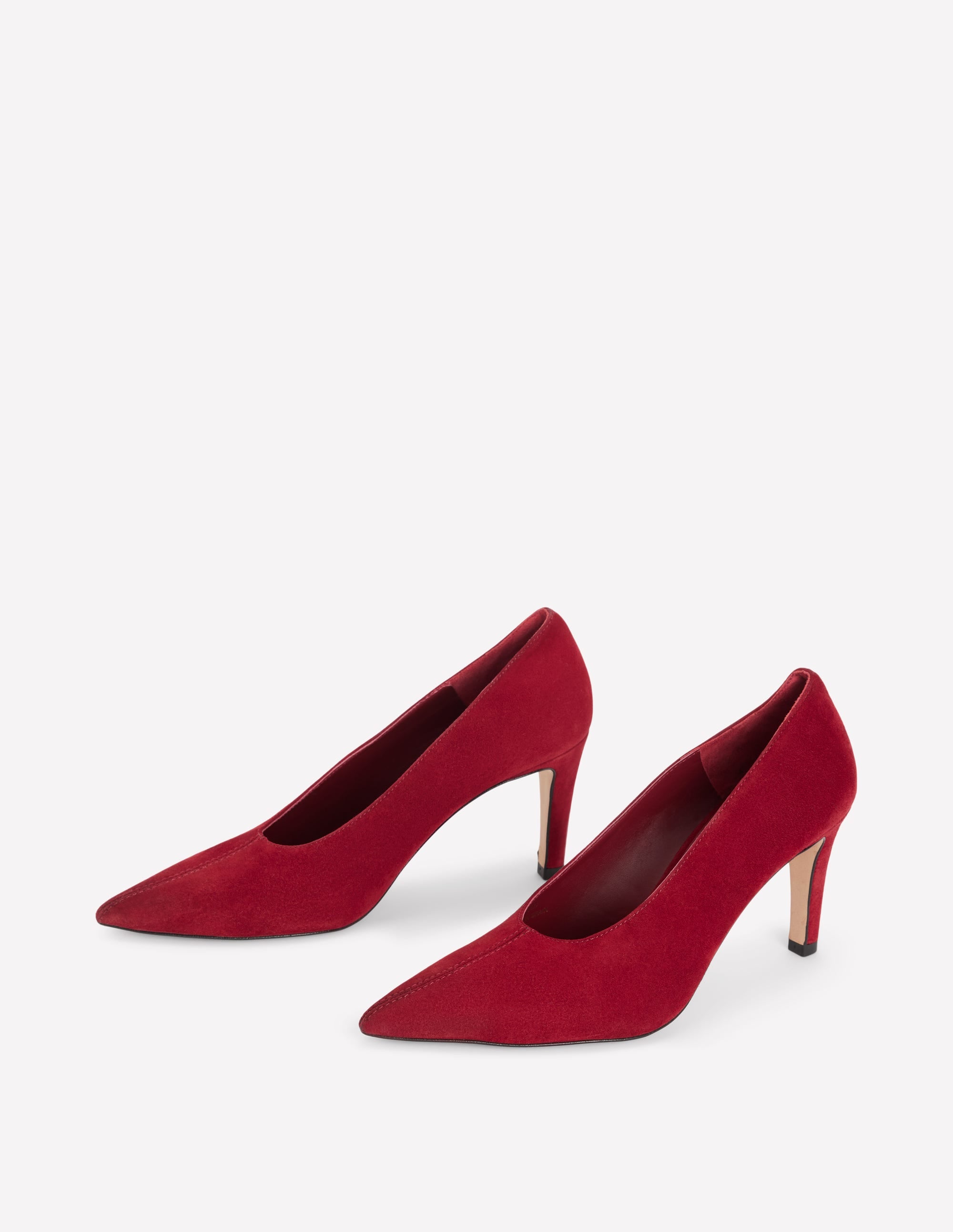 Pointed Court Shoes-Oxblood - Image 3