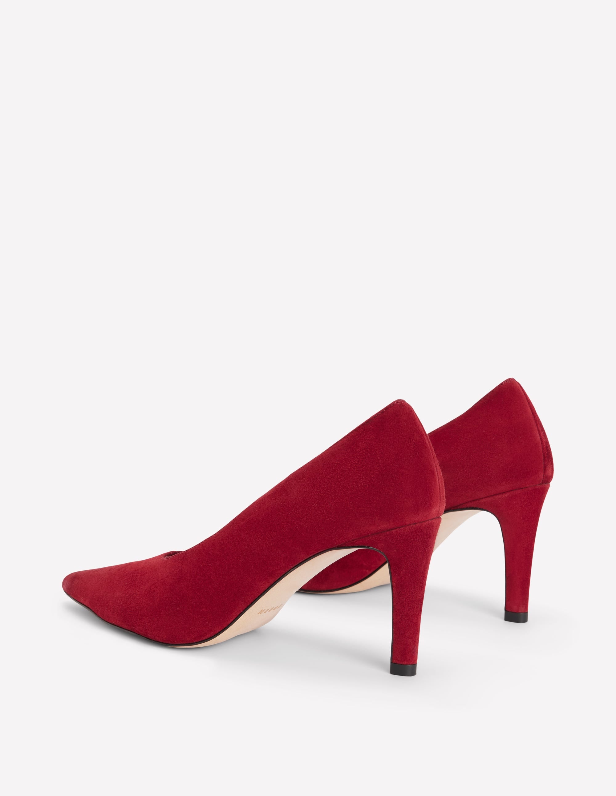Pointed Court Shoes-Oxblood - Image 5