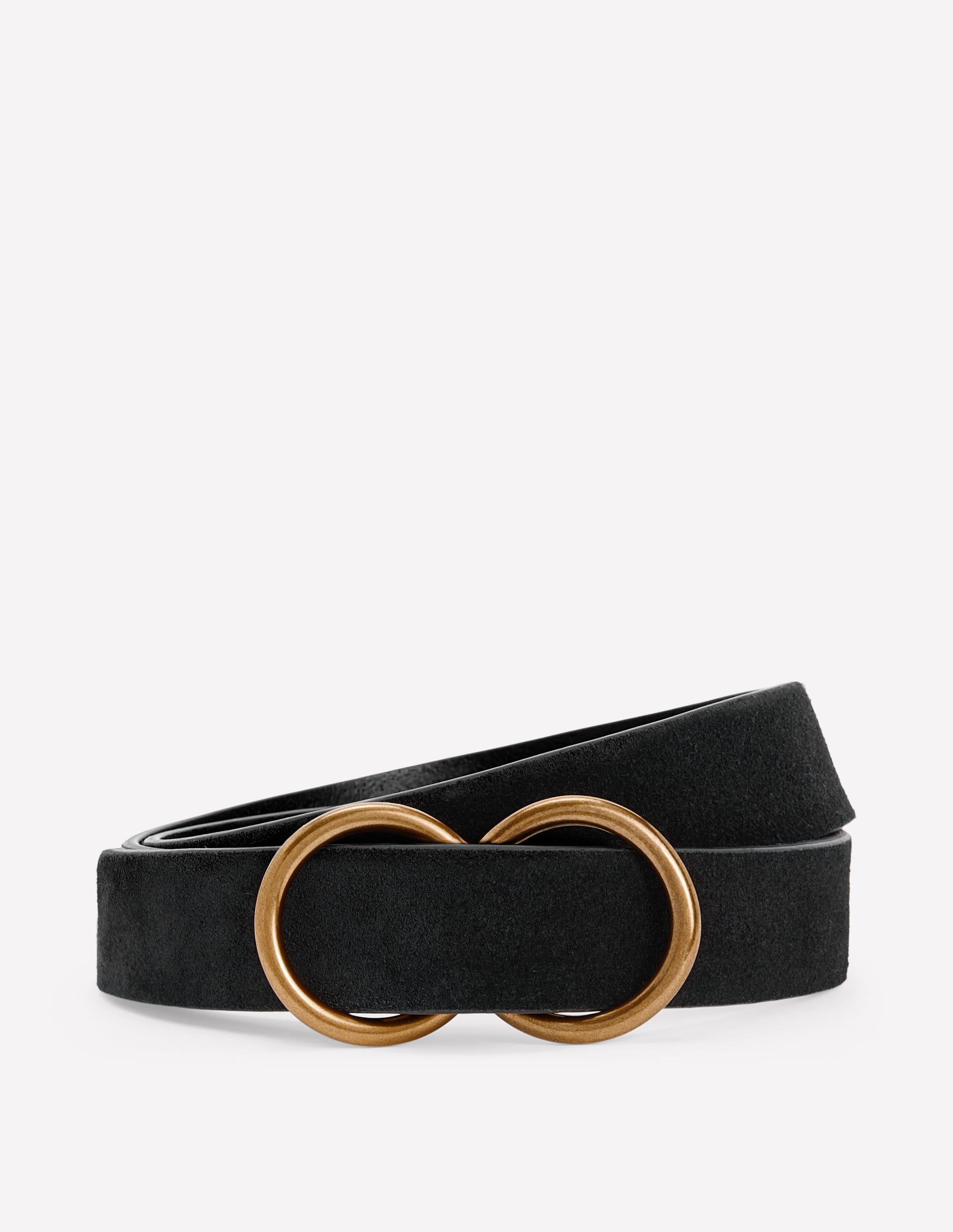 Double Ring Belt-Black - Image 1