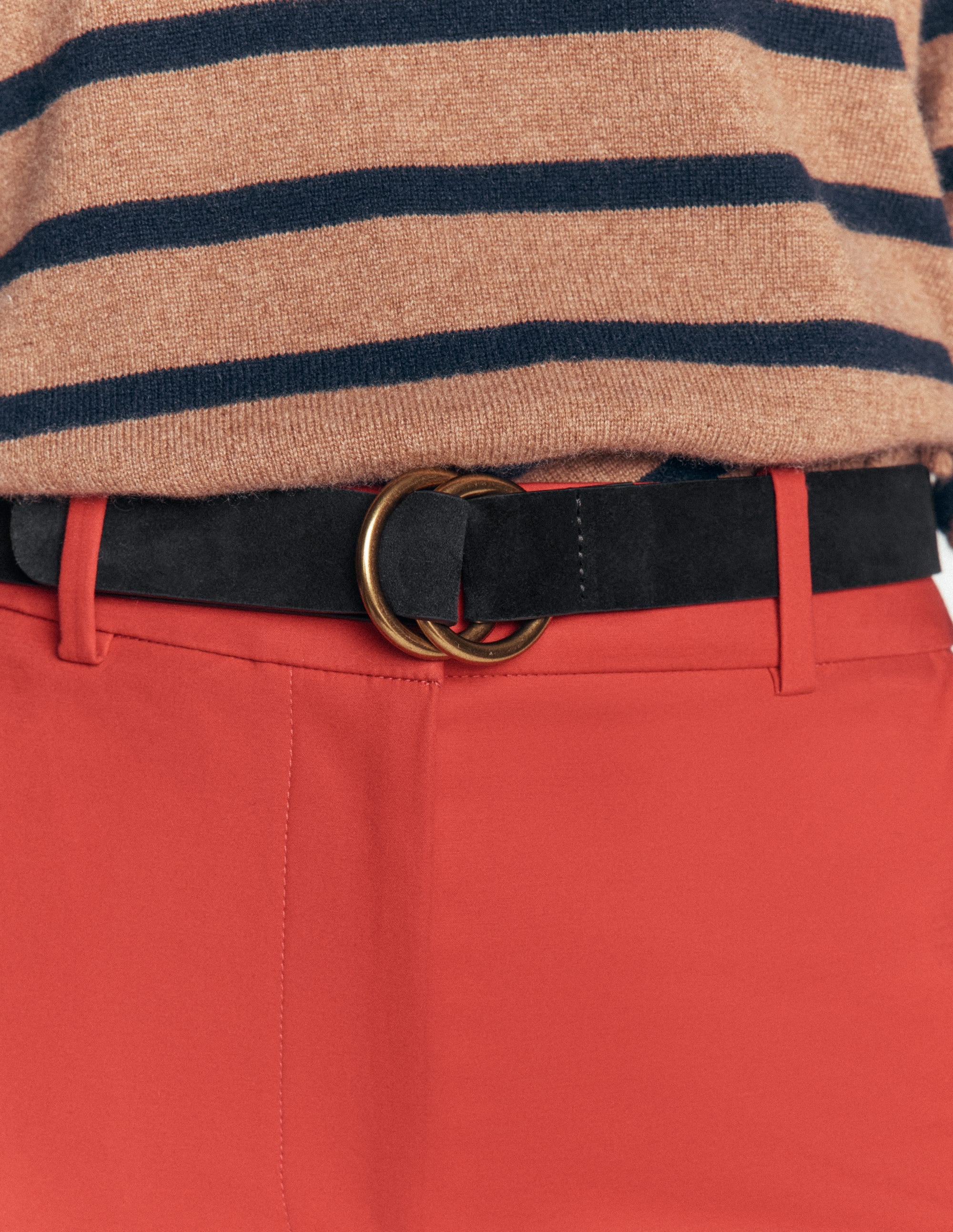 Double Ring Belt-Black - Image 2