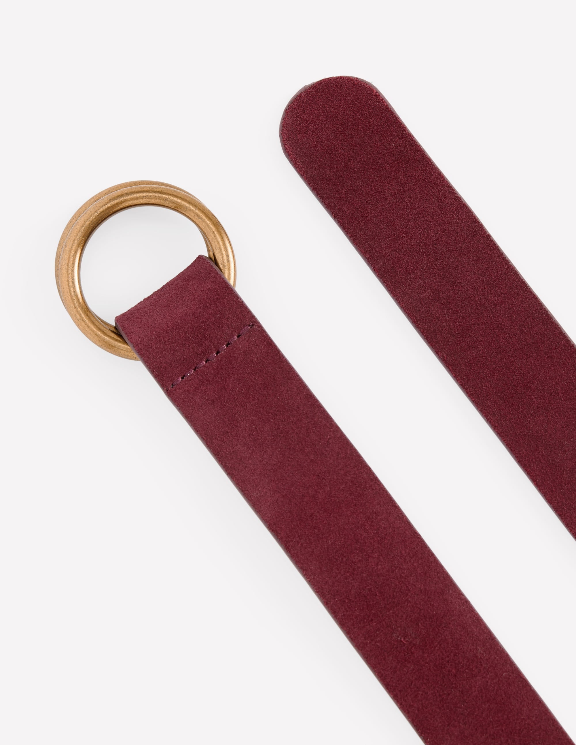 Double Ring Belt-Oxblood - Image 3