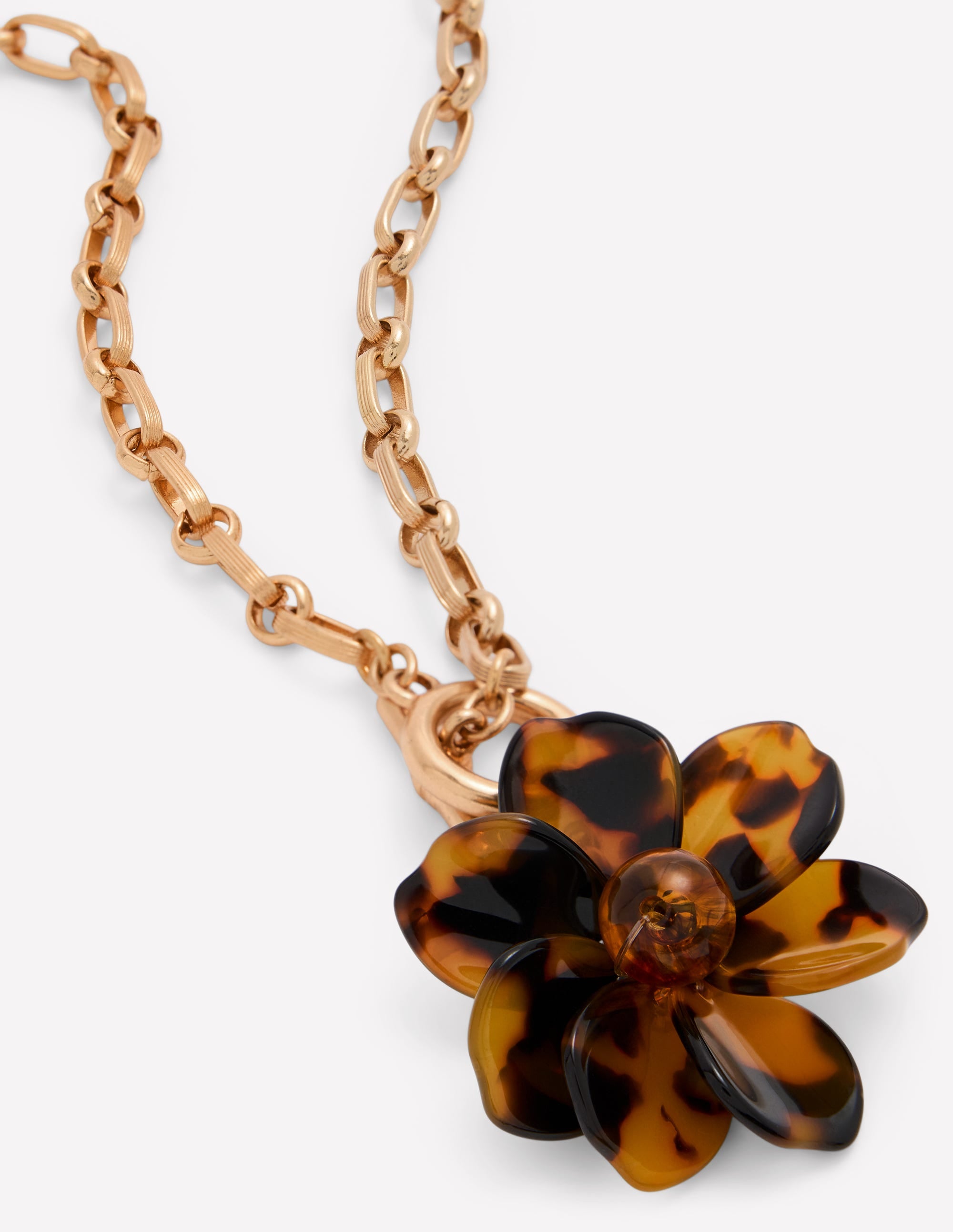 Charm Drop Necklace-Flower - Image 3