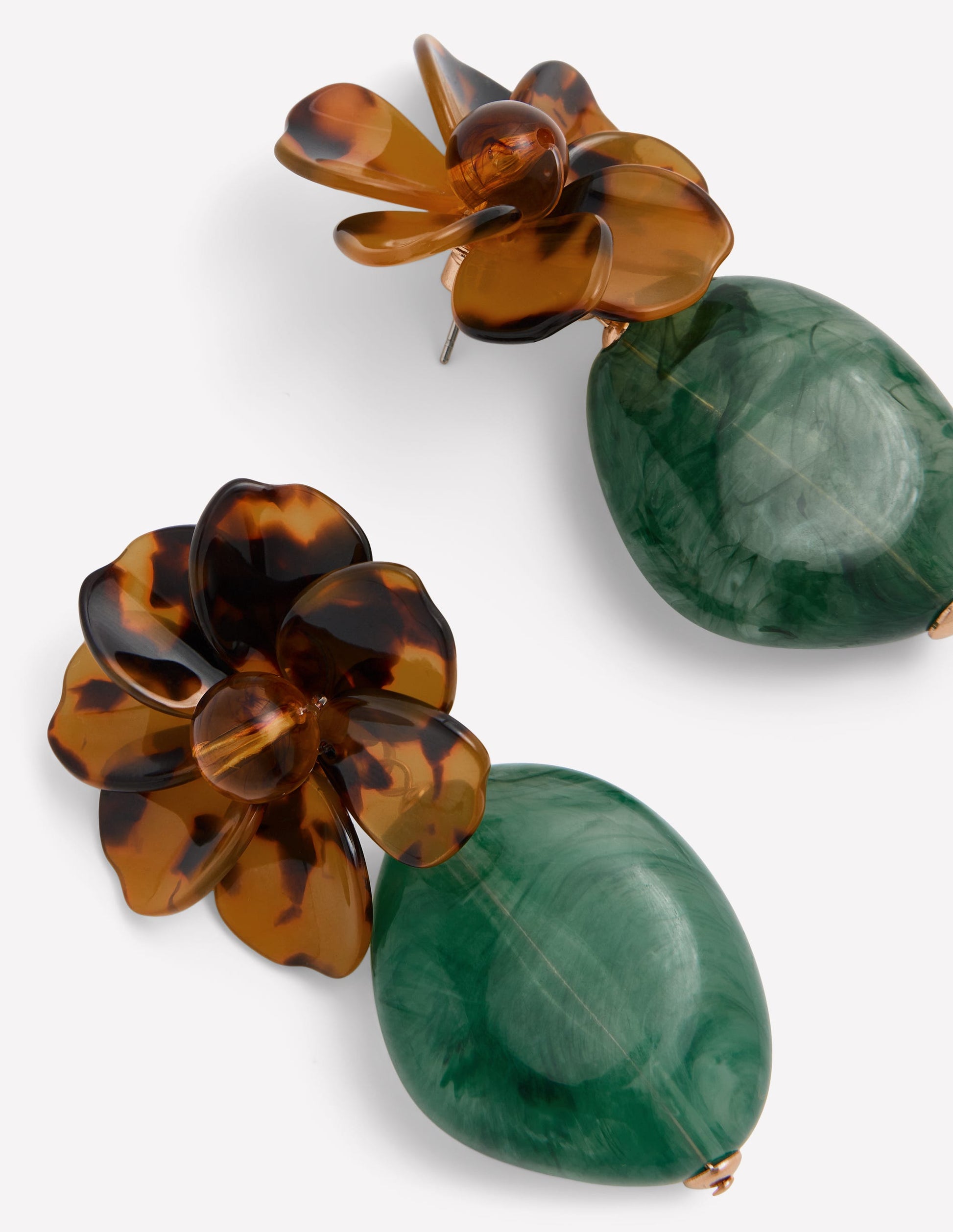 Resin Flower Earrings-Flower-3