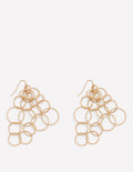 Ring Mega Earrings-Gold